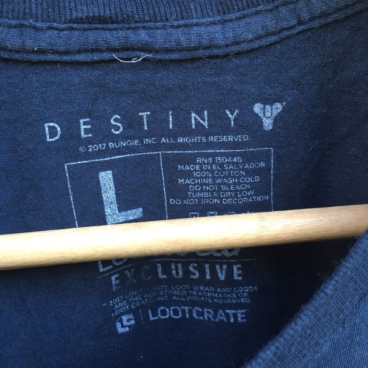 Optic Gaming Thrashed Faded Destiny 2 Playstation Game ERD GRUNGE TEE Size US L / EU 52-54 / 3 - 3 Thumbnail