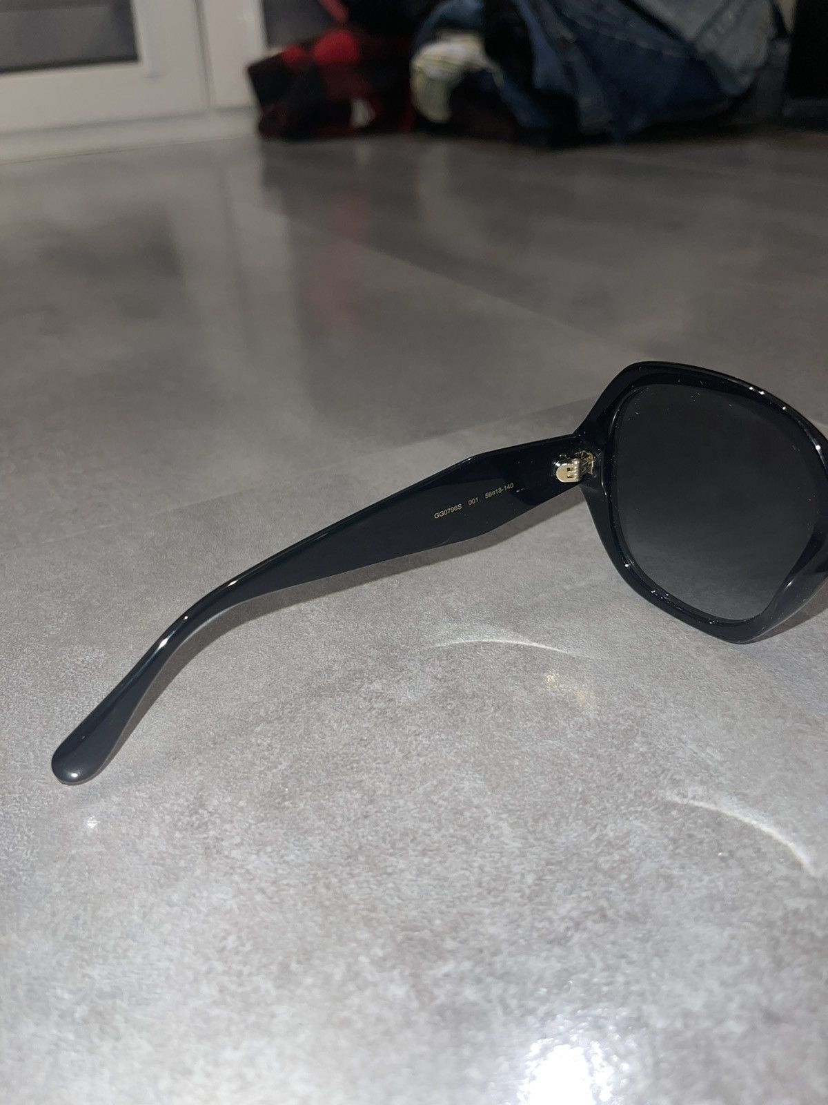 Gucci Gucci GG0796S "GG' Logo Black Sunglasses Size ONE SIZE - 10 Thumbnail