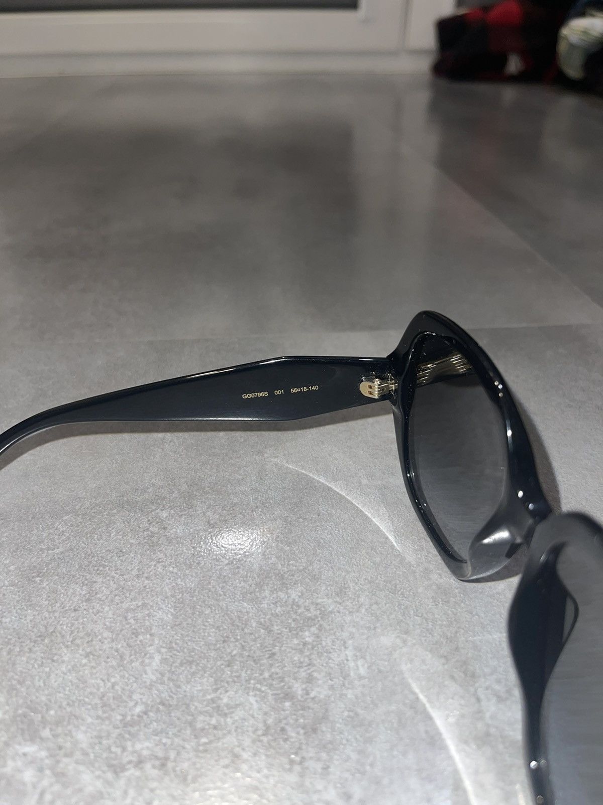 Gucci Gucci GG0796S "GG' Logo Black Sunglasses Size ONE SIZE - 11 Thumbnail