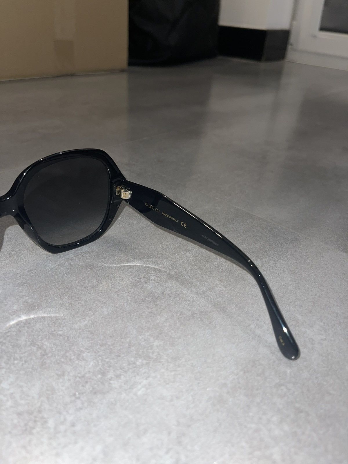 Gucci Gucci GG0796S "GG' Logo Black Sunglasses Size ONE SIZE - 7 Thumbnail