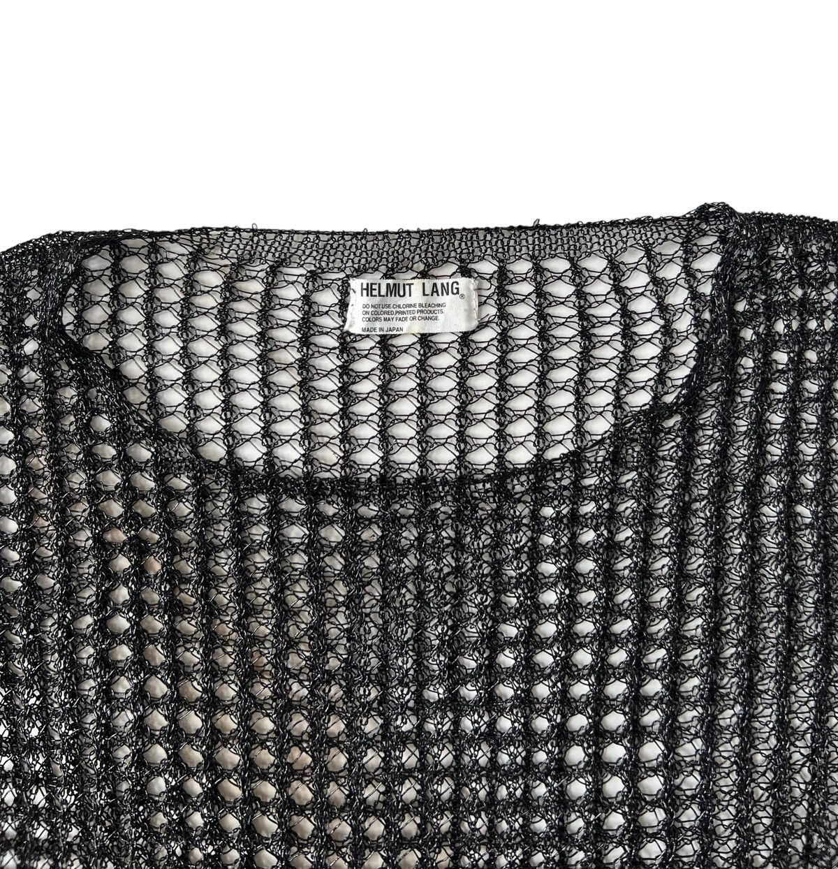 Archival Clothing Helmut Lang Fishnet Mesh Knit Tee Shirt / Top | Grailed