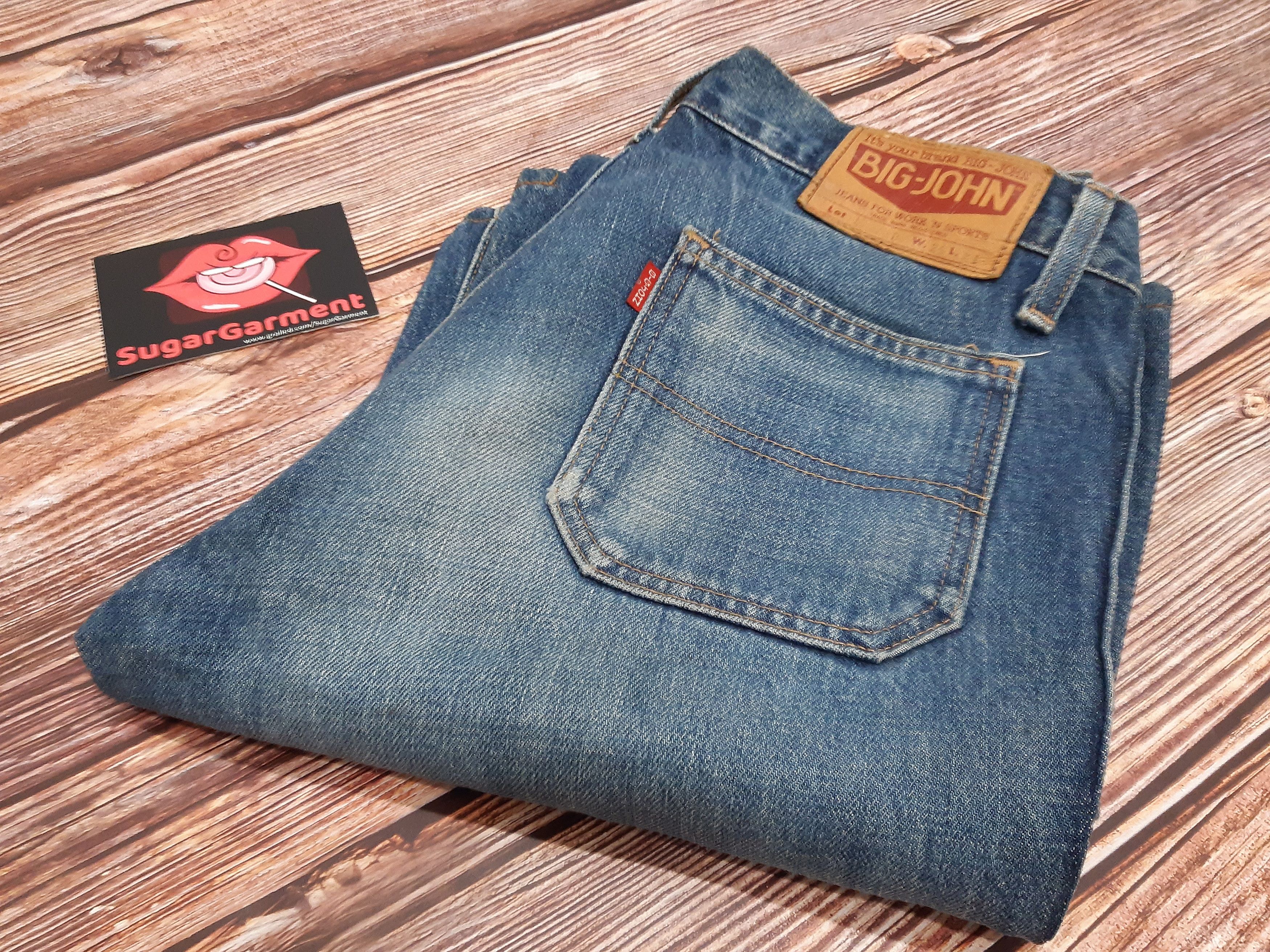 Big John × Vintage Flare Bell Bottom Jeans Big John Vintage Size US 29 - 14 Thumbnail