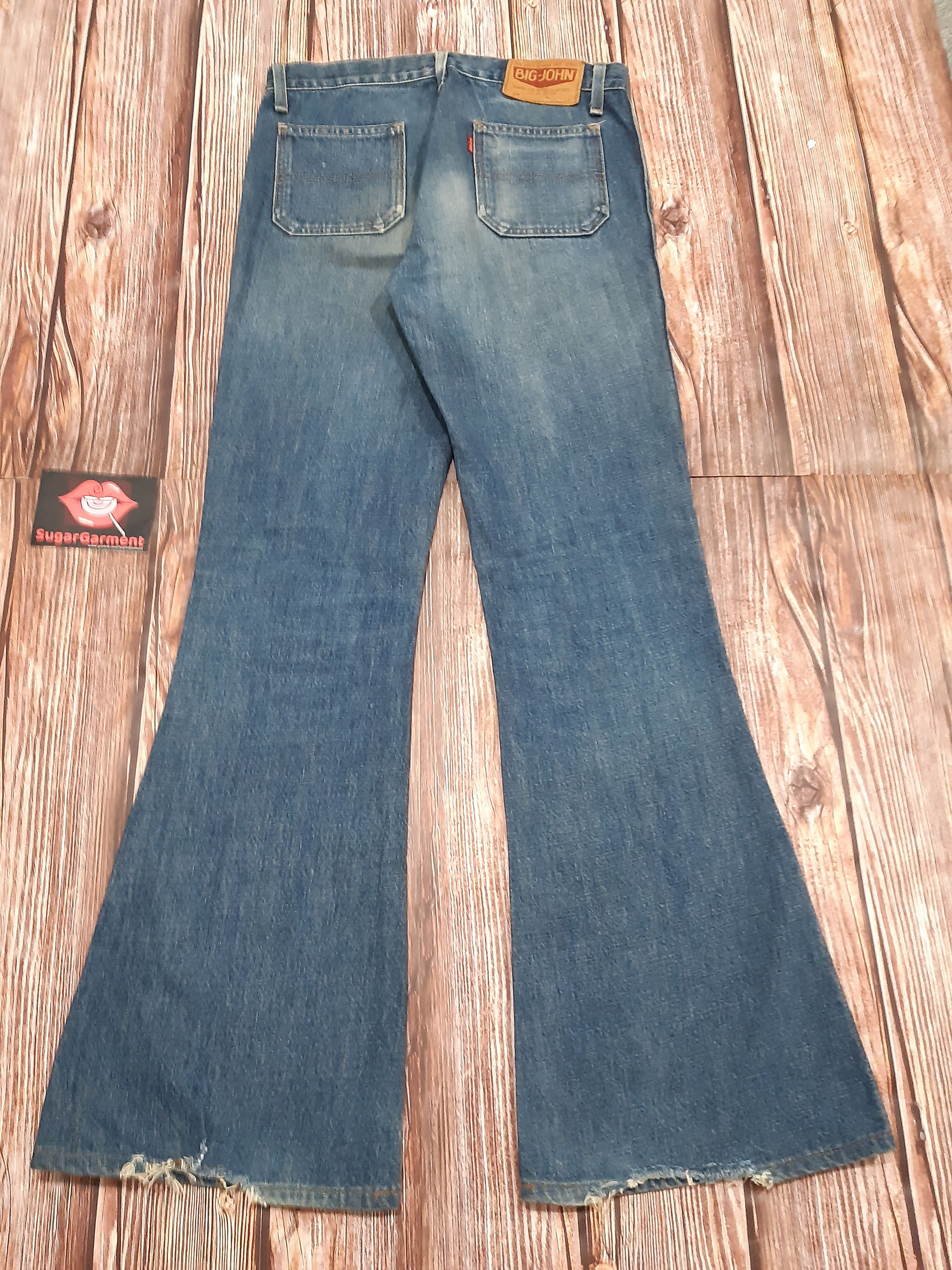 Big John × Vintage Flare Bell Bottom Jeans Big John Vintage Size US 29 - 5 Thumbnail
