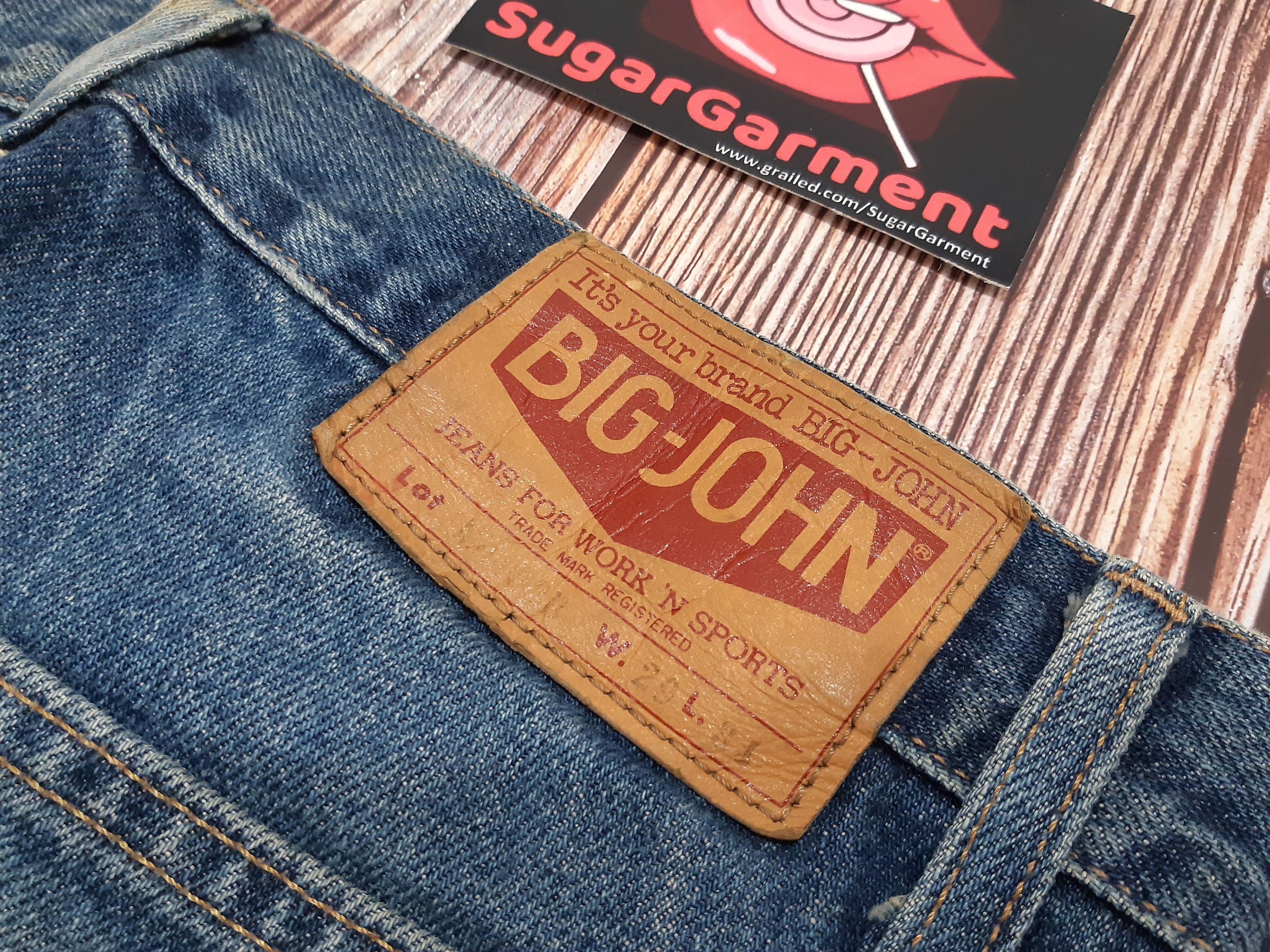 Big John × Vintage Flare Bell Bottom Jeans Big John Vintage Size US 29 - 11 Thumbnail