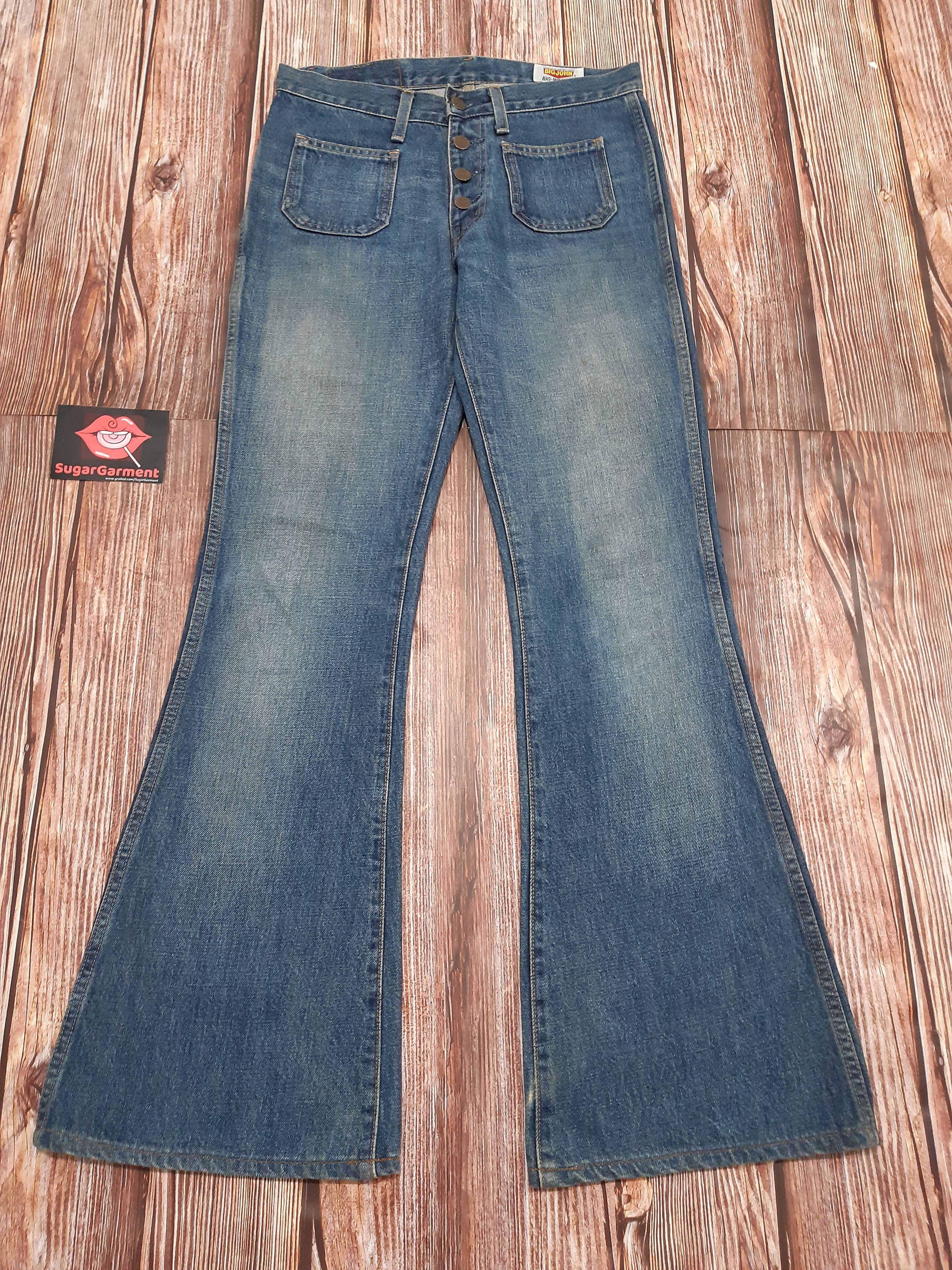 Big John × Vintage Flare Bell Bottom Jeans Big John Vintage Size US 29 - 1 Thumbnail