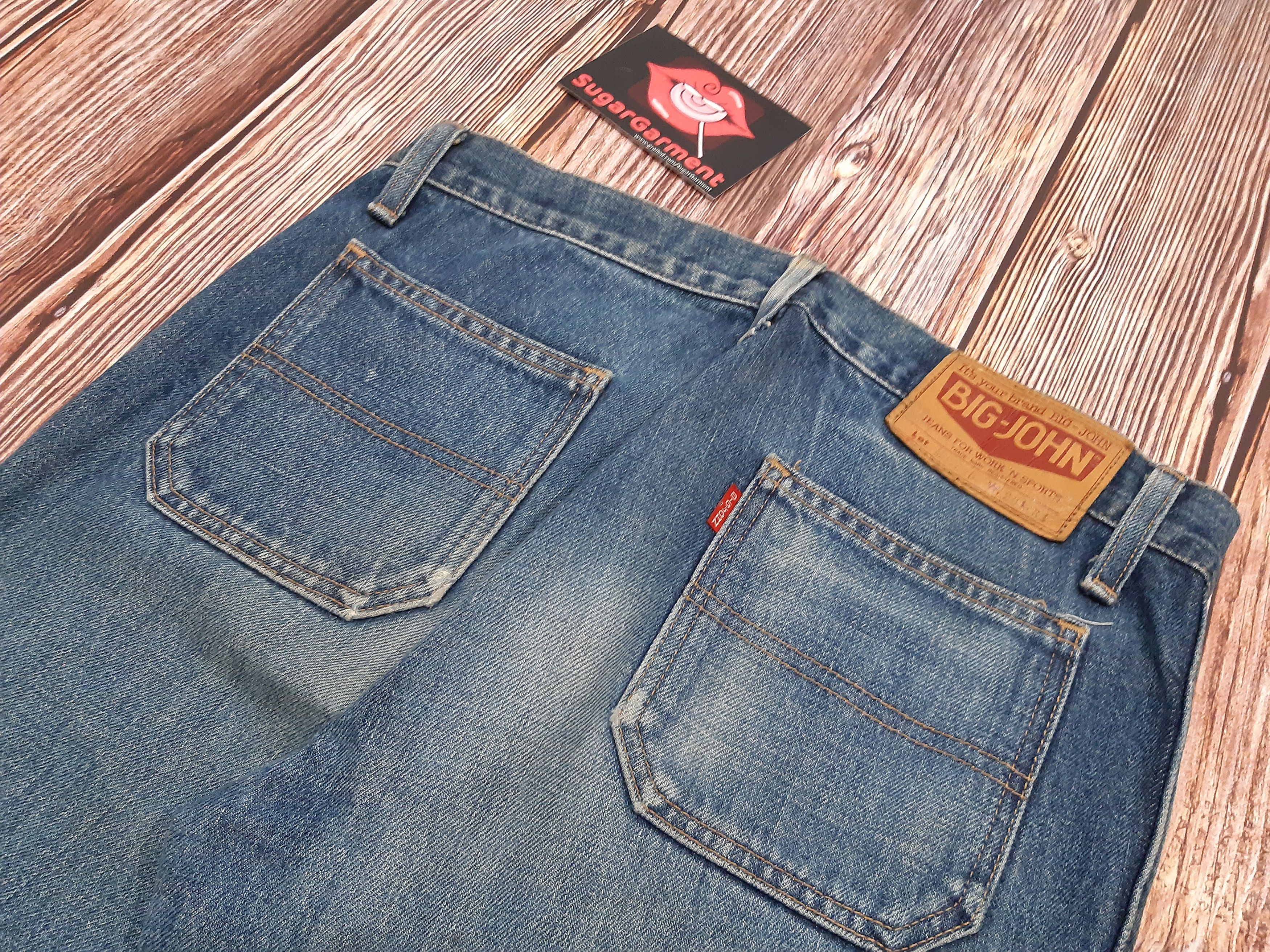 Big John × Vintage Flare Bell Bottom Jeans Big John Vintage Size US 29 - 9 Thumbnail