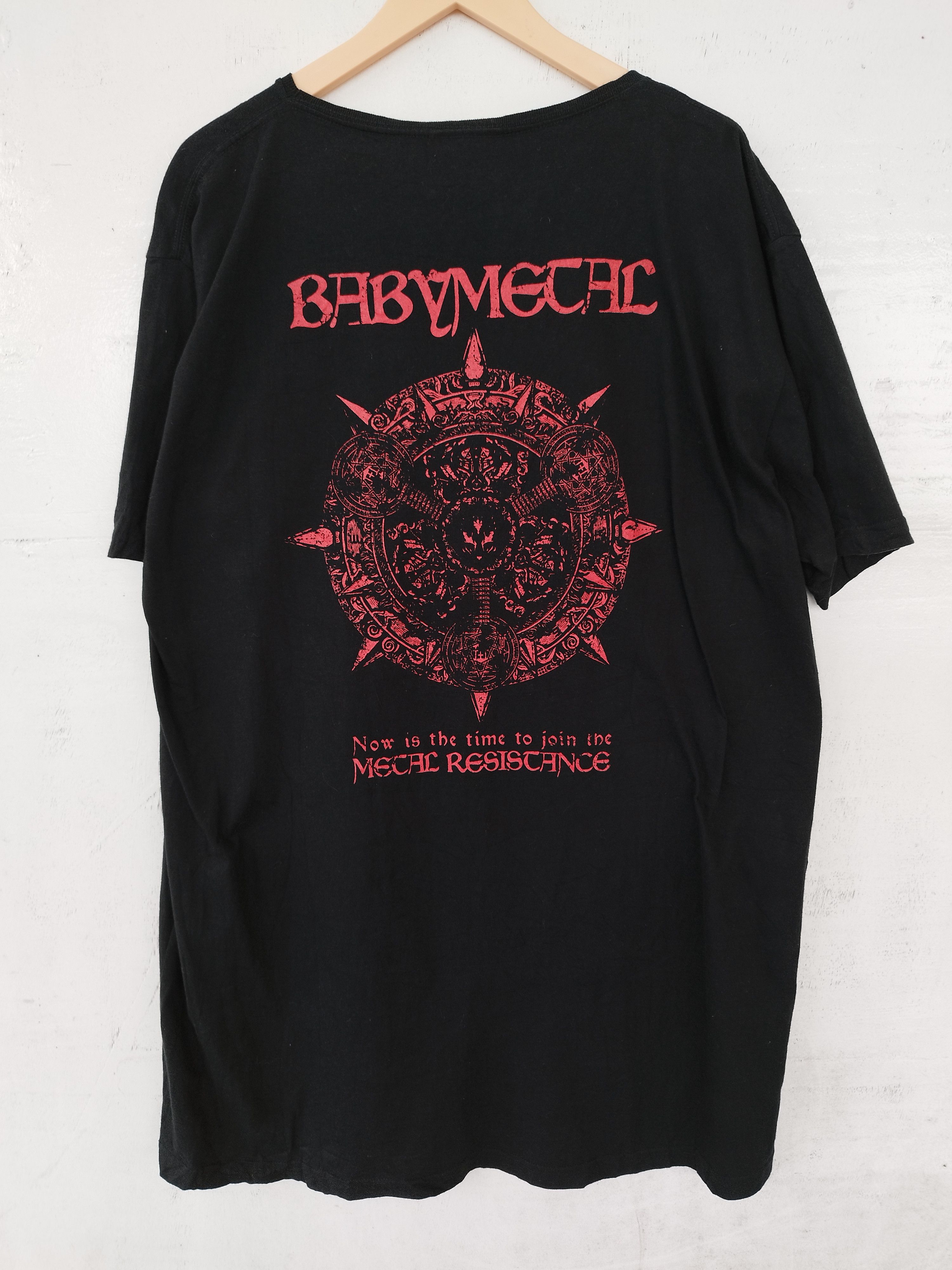 Band Tees 🔥 Baby Metal t shirt Metal band tees Size US L / EU 52-54 / 3 - 5 Thumbnail