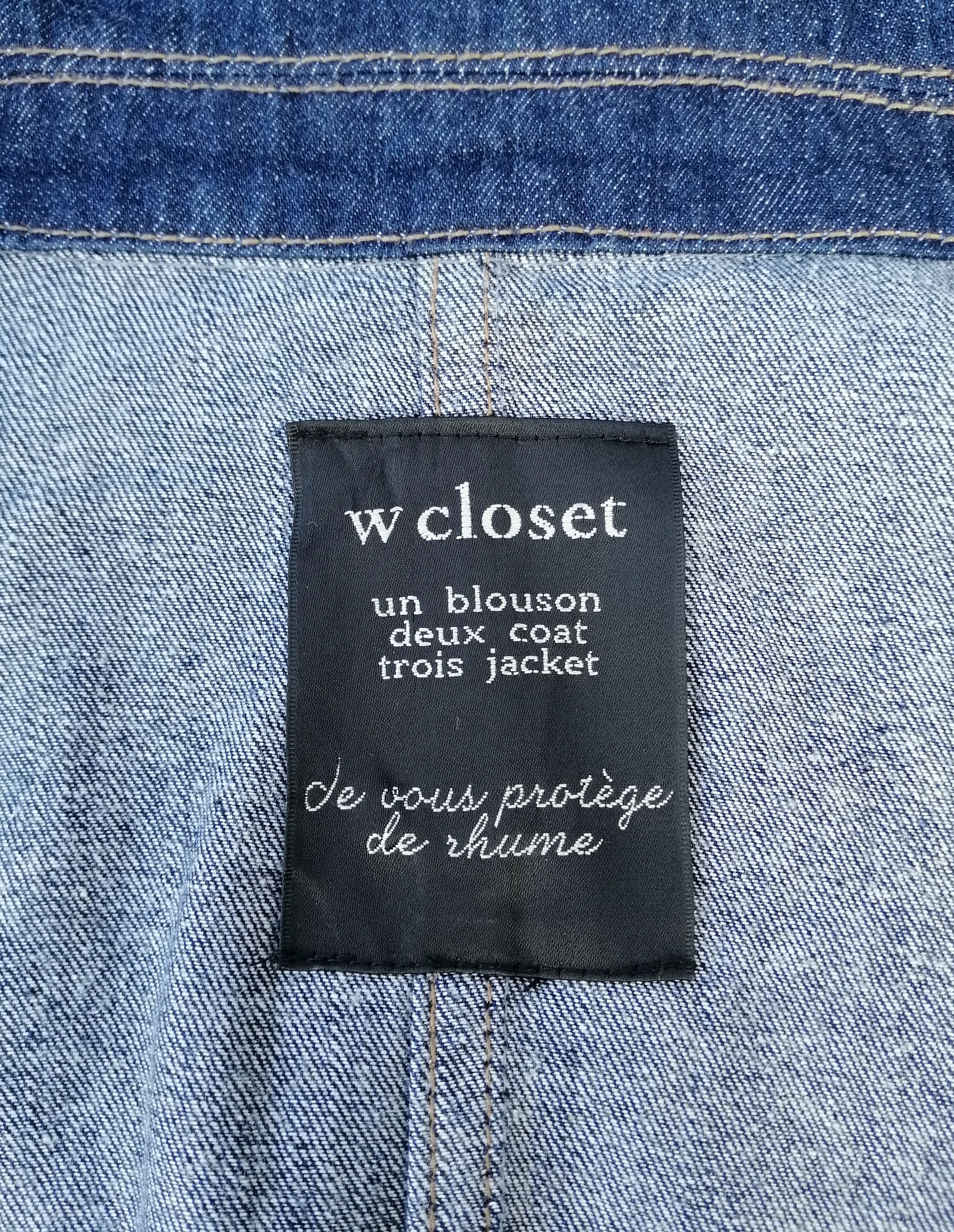 Japanese Brand Vintage Japanese Brand w closet Denim Duster Jacket Size US S / EU 44-46 / 1 - 12 Thumbnail