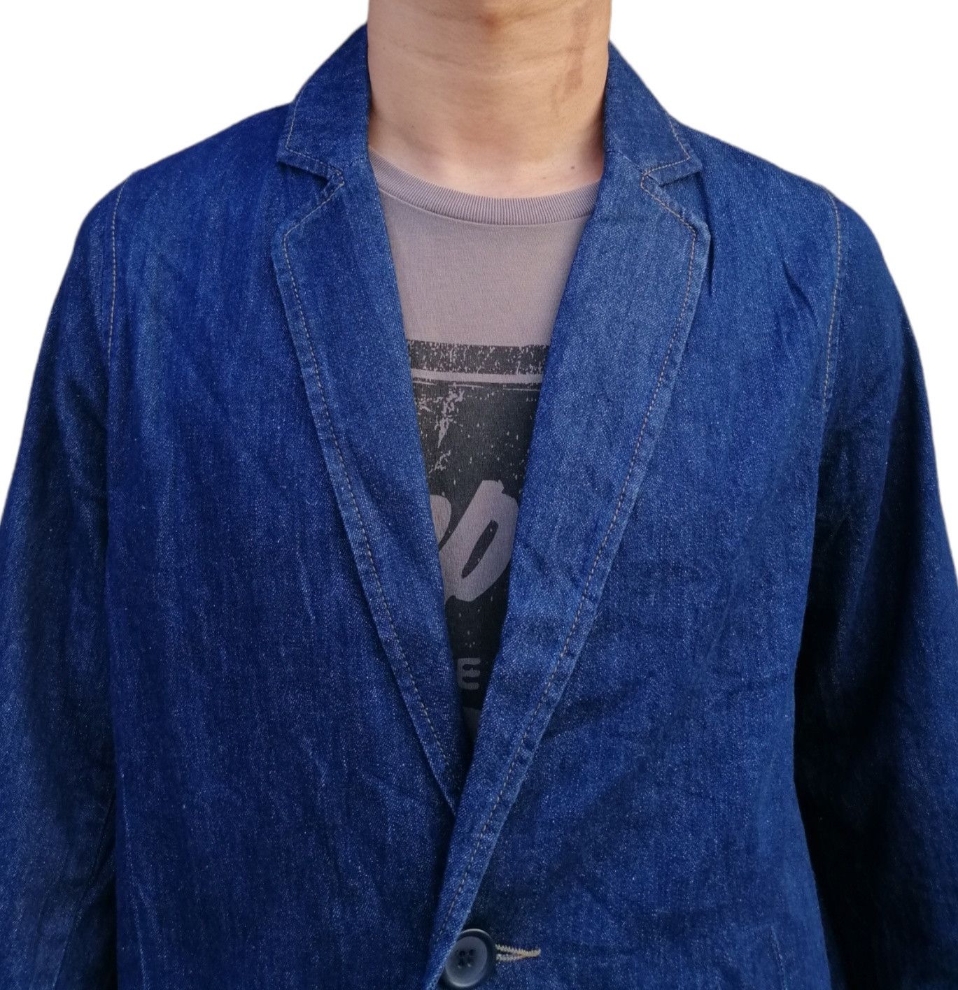 Japanese Brand Vintage Japanese Brand w closet Denim Duster Jacket Size US S / EU 44-46 / 1 - 4 Thumbnail