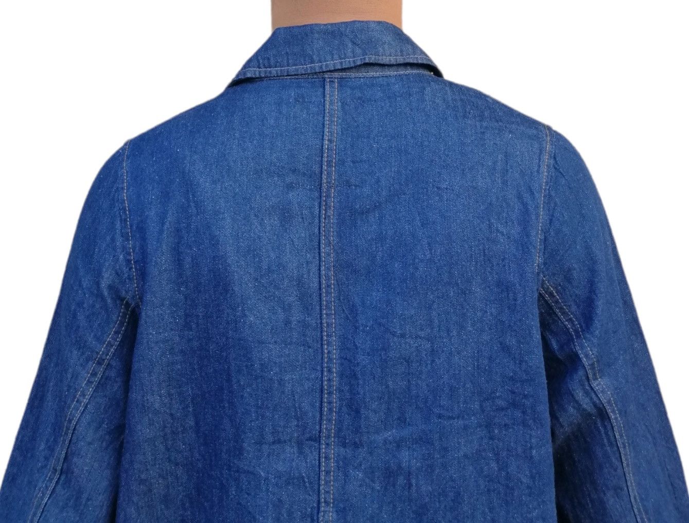 Japanese Brand Vintage Japanese Brand w closet Denim Duster Jacket Size US S / EU 44-46 / 1 - 8 Thumbnail