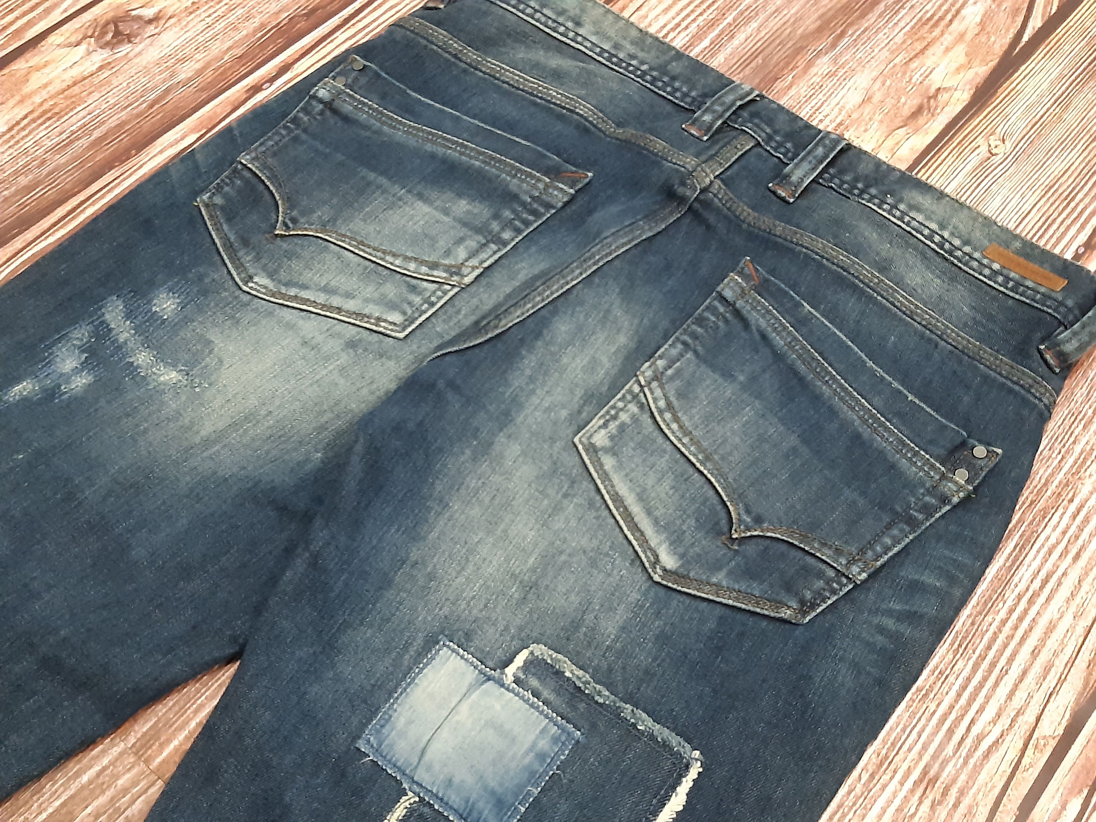 Japanese Brand × Vintage Japanese Jeans Patchworks NCFM Vintage Size US 34 / EU 50 - 9 Thumbnail