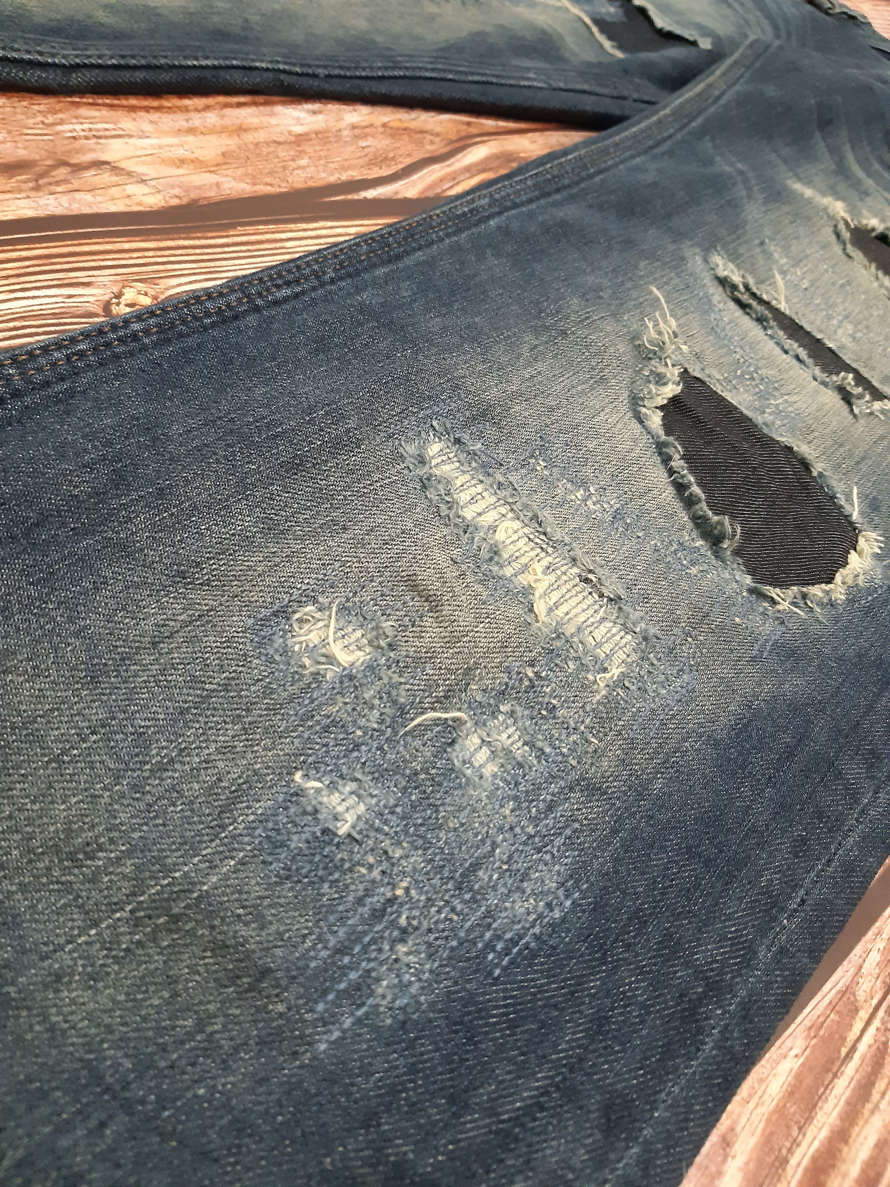 Japanese Brand × Vintage Japanese Jeans Patchworks NCFM Vintage Size US 34 / EU 50 - 4 Thumbnail