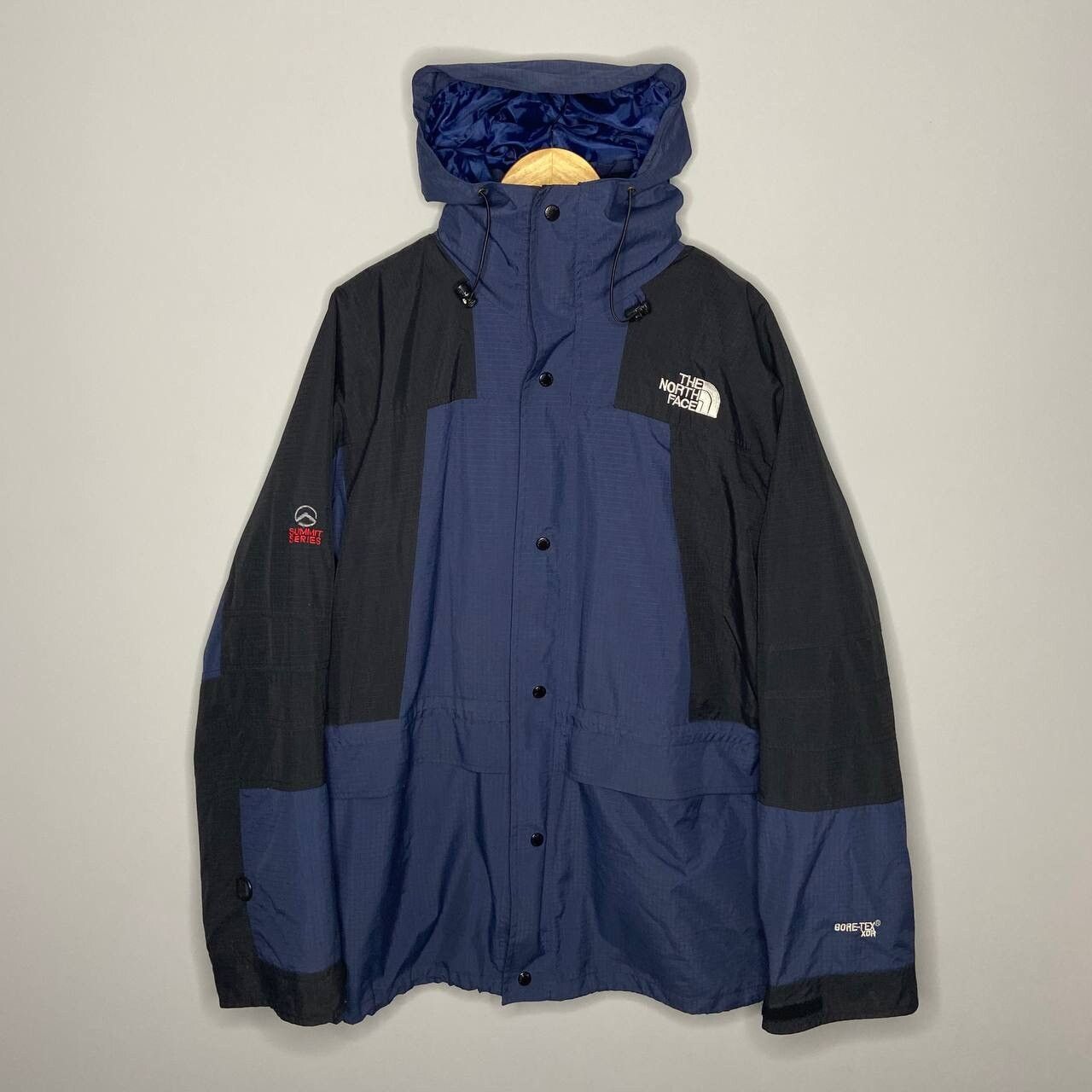 Pre-owned Outdoor Life X The North Face Gore-tex Xcr Jacket Summit Series Gorpcore In Blue