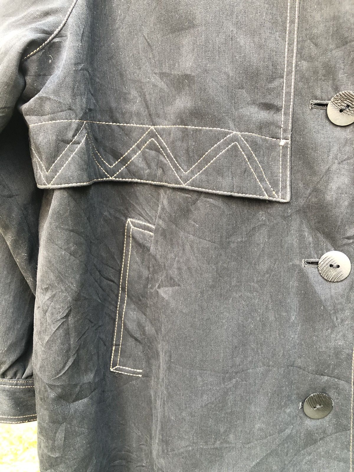 Japanese Brand Vintage 80's Marylester Women Long Blouse Jacket Size M / US 6-8 / IT 42-44 - 8 Thumbnail