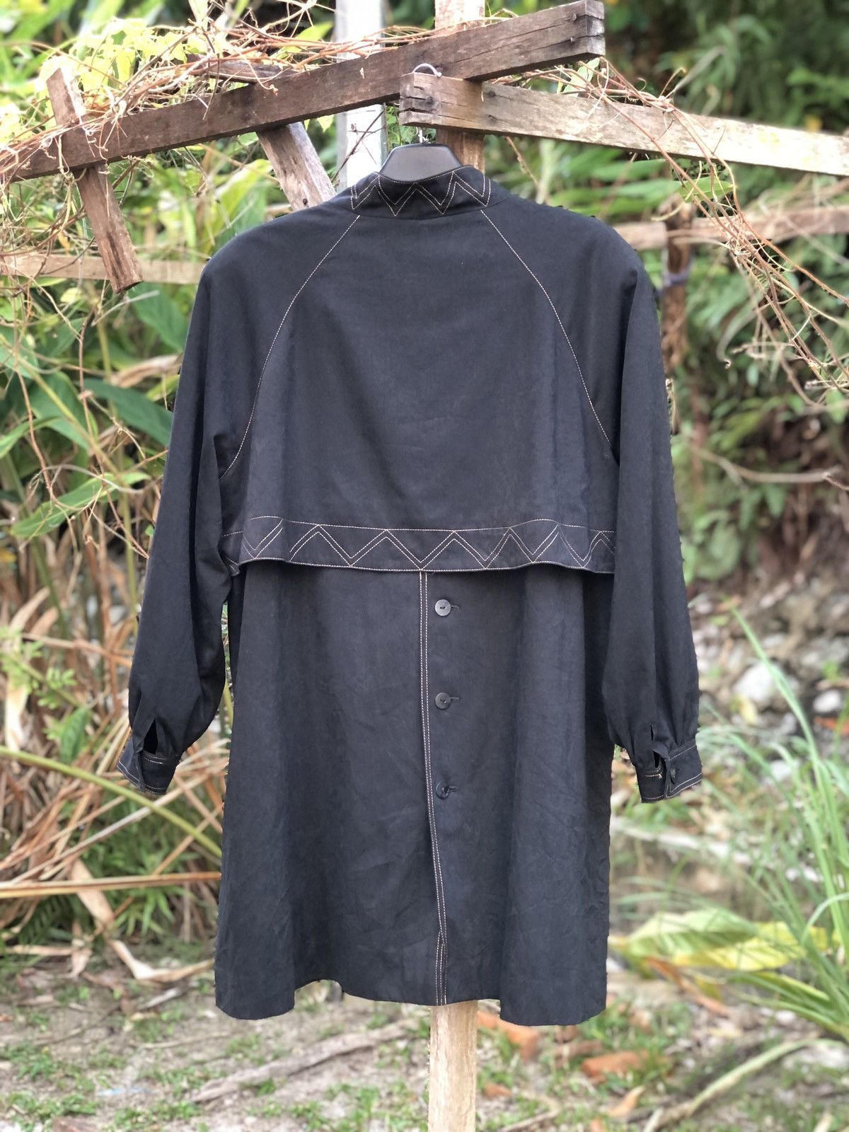 Japanese Brand Vintage 80's Marylester Women Long Blouse Jacket Size M / US 6-8 / IT 42-44 - 4 Thumbnail
