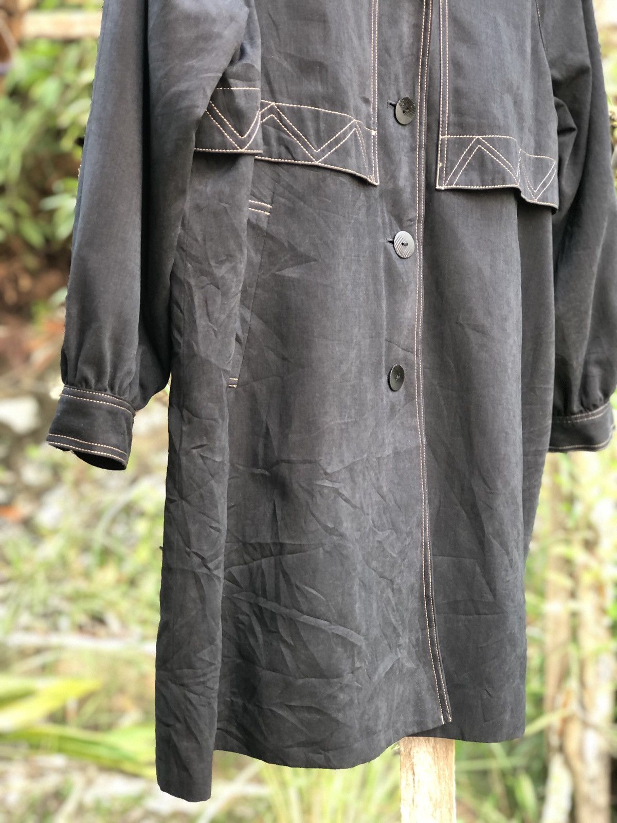 Japanese Brand Vintage 80's Marylester Women Long Blouse Jacket Size M / US 6-8 / IT 42-44 - 3 Thumbnail