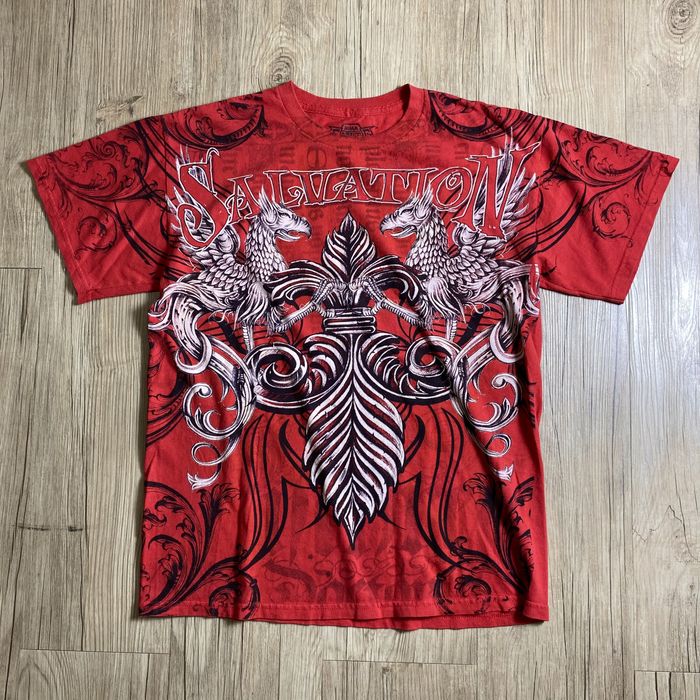 Ed Hardy Y2K MMA Elite Graphic Shirt | Grailed