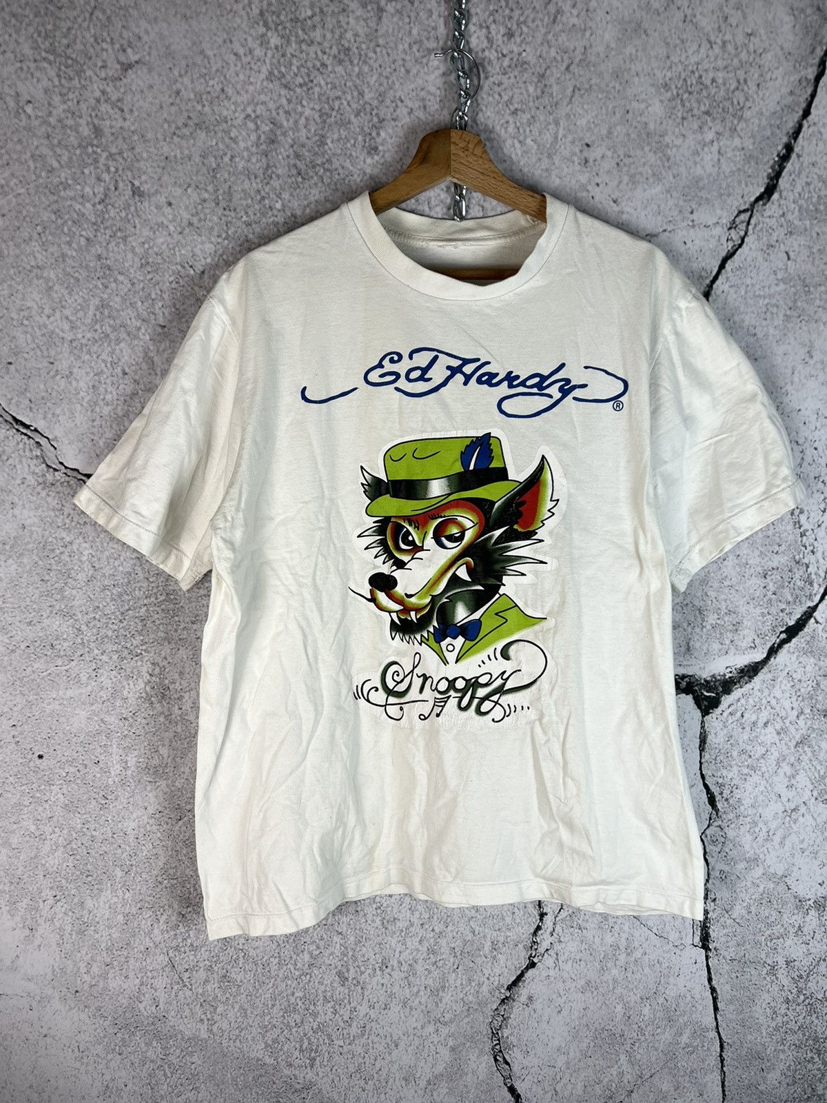 Ed Hardy Vintage Ed Hardy snoopy tshirt Size US XL / EU 56 / 4 - 1 Thumbnail