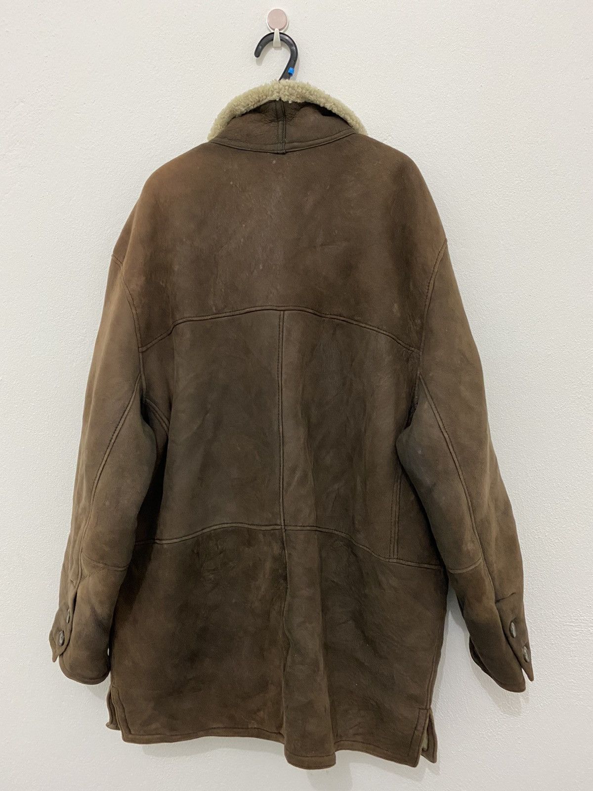 Hugo Boss 🔥Vintage Hugo Boss Sheep Skin Faded Design Size US XL / EU 56 / 4 - 4 Thumbnail