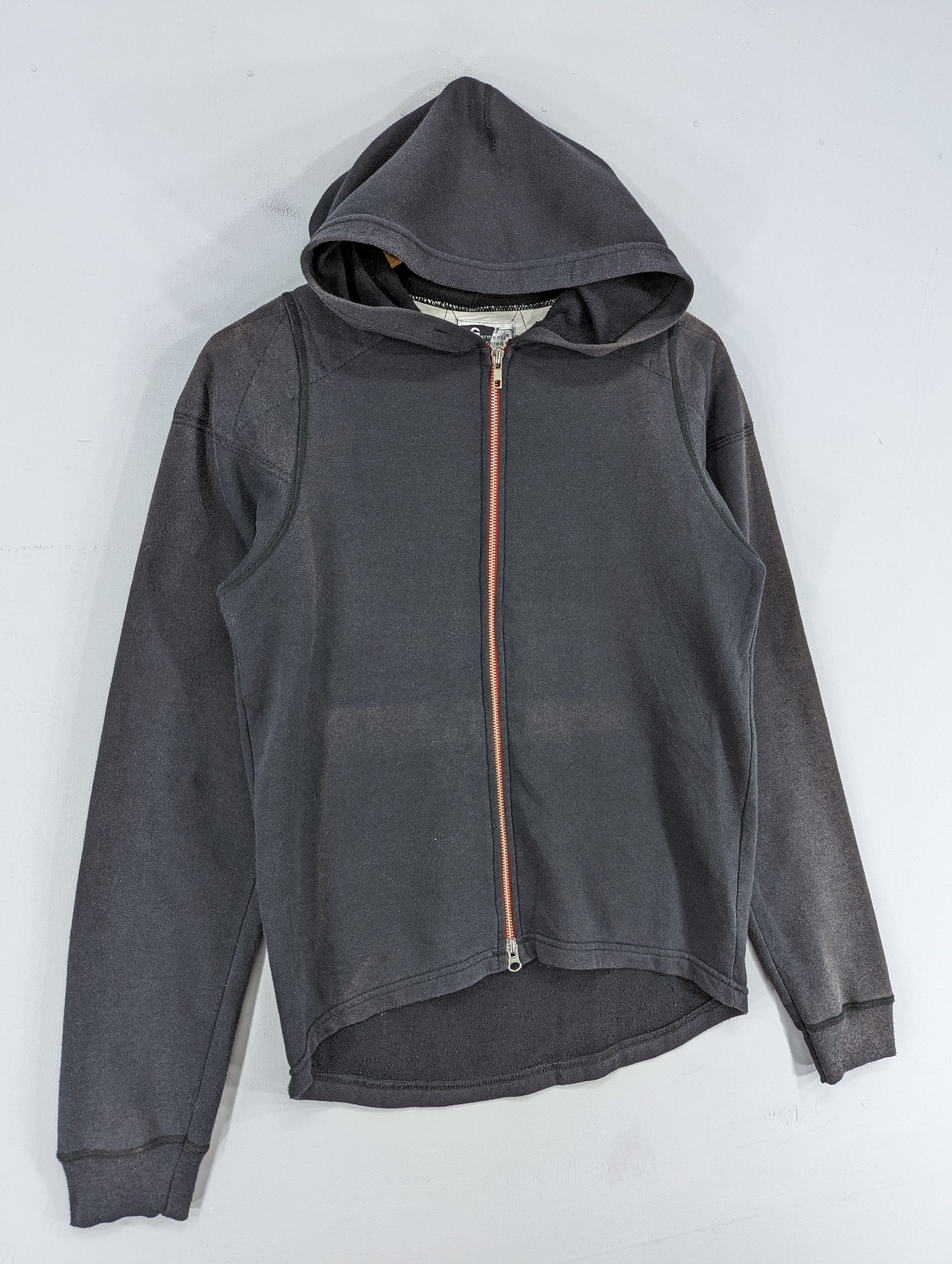 Engineered Garments 🔥RARE🔥Engineered Garments Distressed Hoodie Zipper Size US S / EU 44-46 / 1 - 2 Thumbnail
