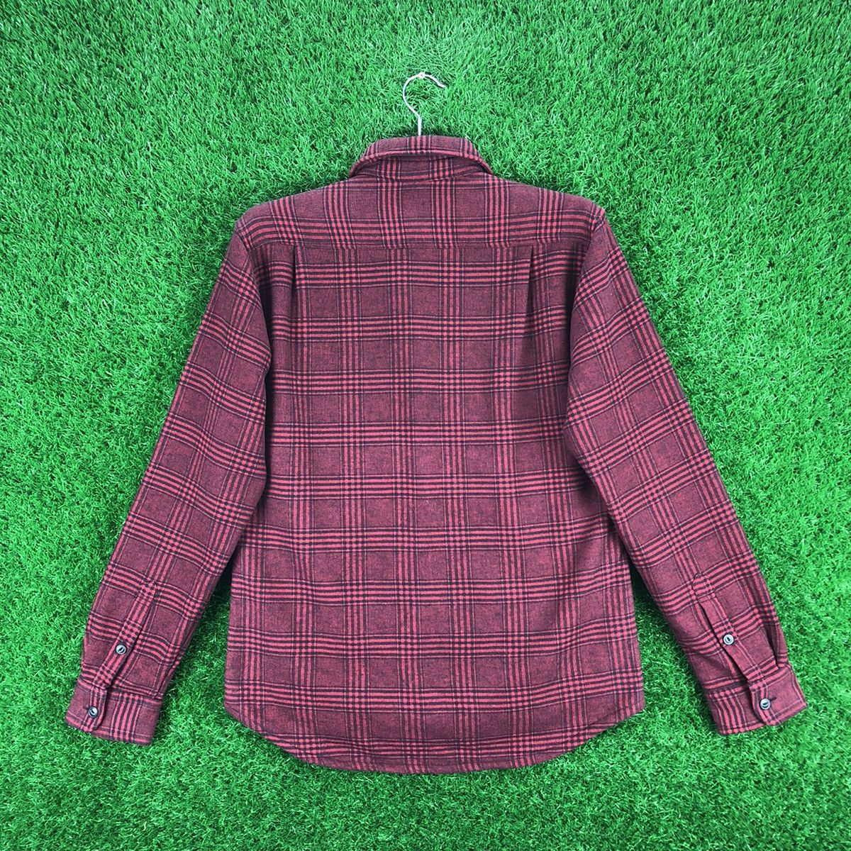 Flannel × GU Flannel Single Pocket Sherpa Lining Cat Eye Button up by GU Size US S / EU 44-46 / 1 - 4 Thumbnail