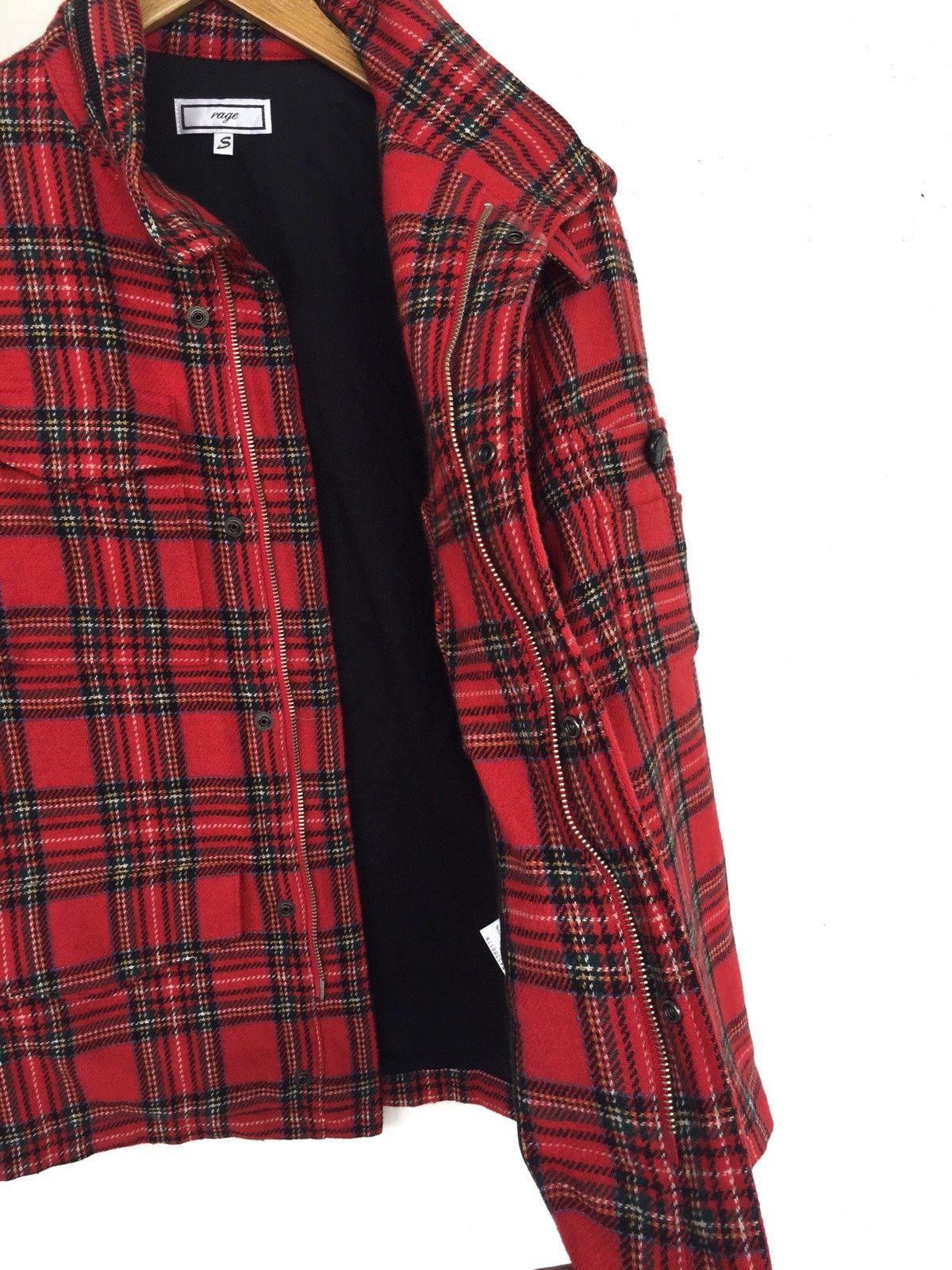 Tornado Mart Rage 🇯🇵 Bondage Plaid Multi Pocket Tactical Jacket Size US M / EU 48-50 / 2 - 8 Thumbnail