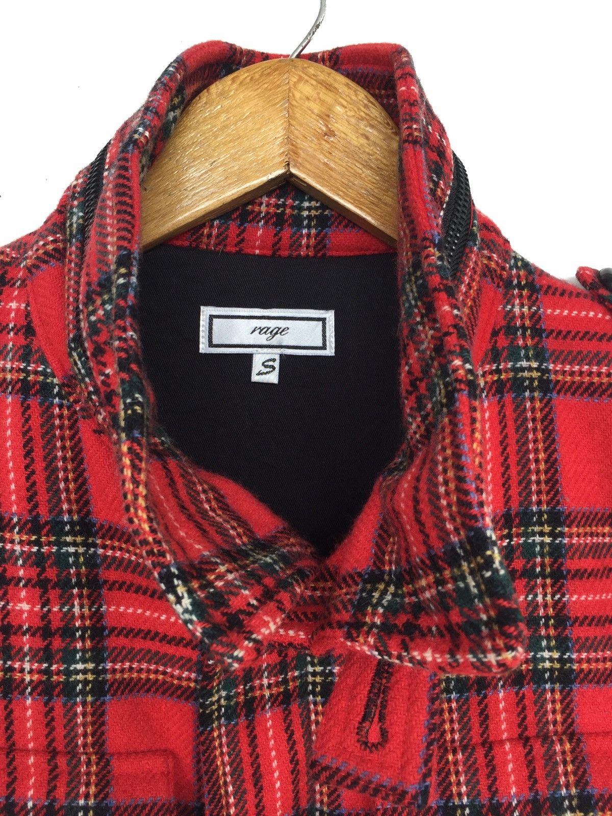 Tornado Mart Rage 🇯🇵 Bondage Plaid Multi Pocket Tactical Jacket Size US M / EU 48-50 / 2 - 10 Thumbnail