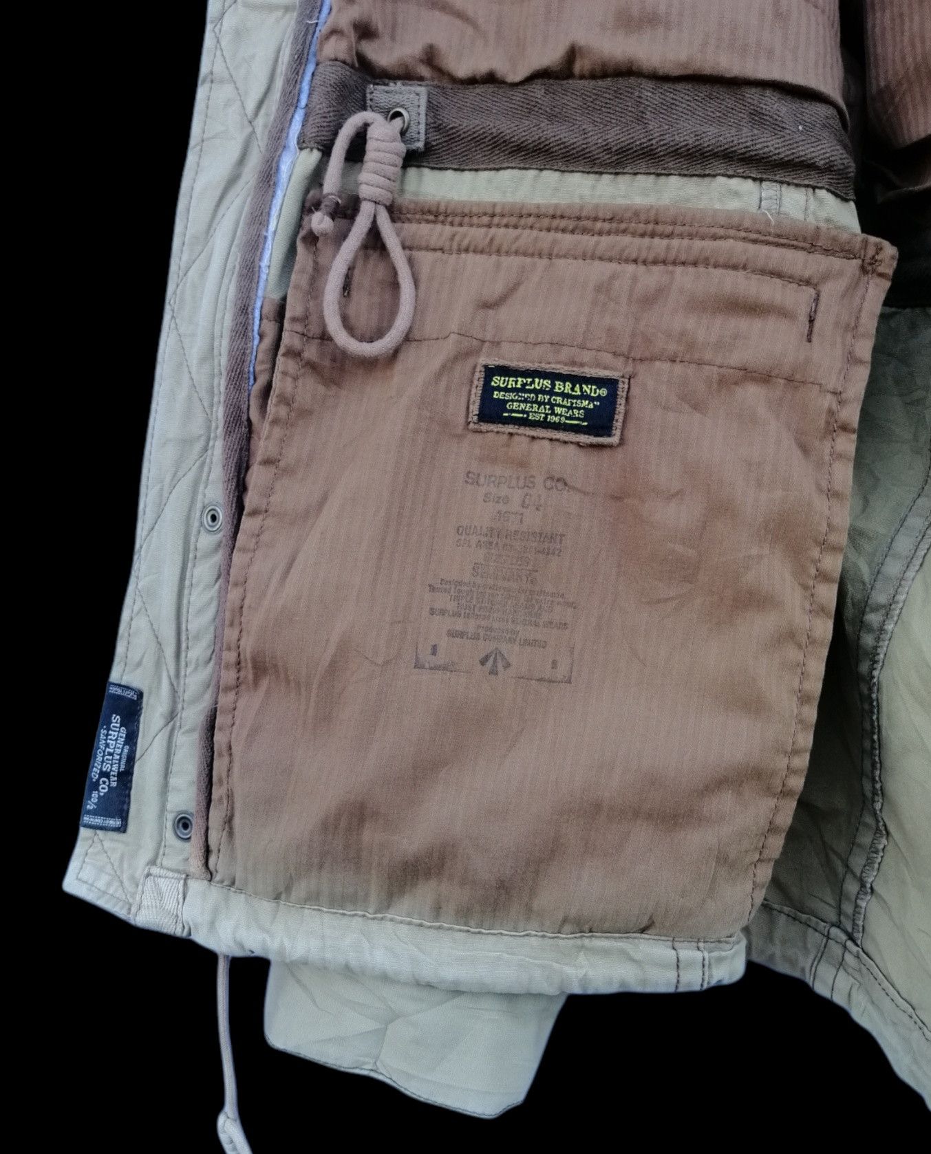 Craftsman × Vintage Vintage SURPLUS Seminary Craftsman Military Jacket Size US M / EU 48-50 / 2 - 15 Thumbnail
