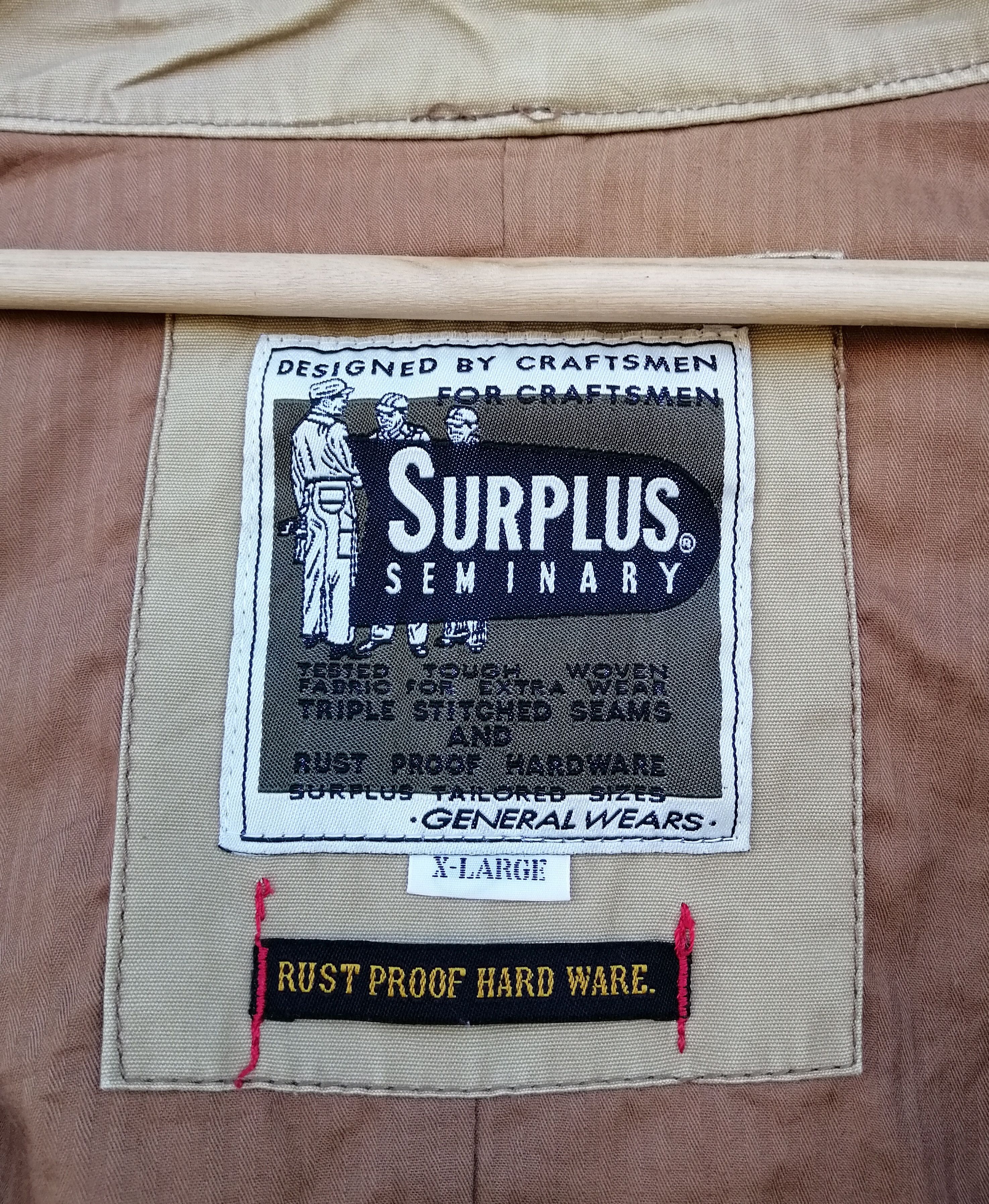 Craftsman × Vintage Vintage SURPLUS Seminary Craftsman Military Jacket Size US M / EU 48-50 / 2 - 18 Thumbnail