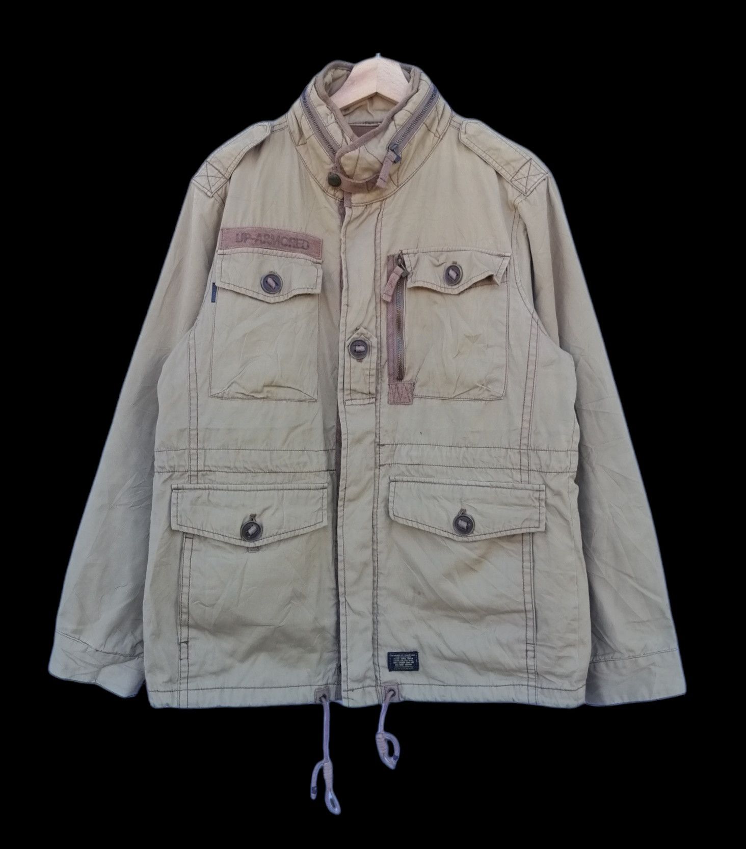 image of Vintage Surplus Seminary Craftsman Military Jacket in Brown, Men's (Size Medium)