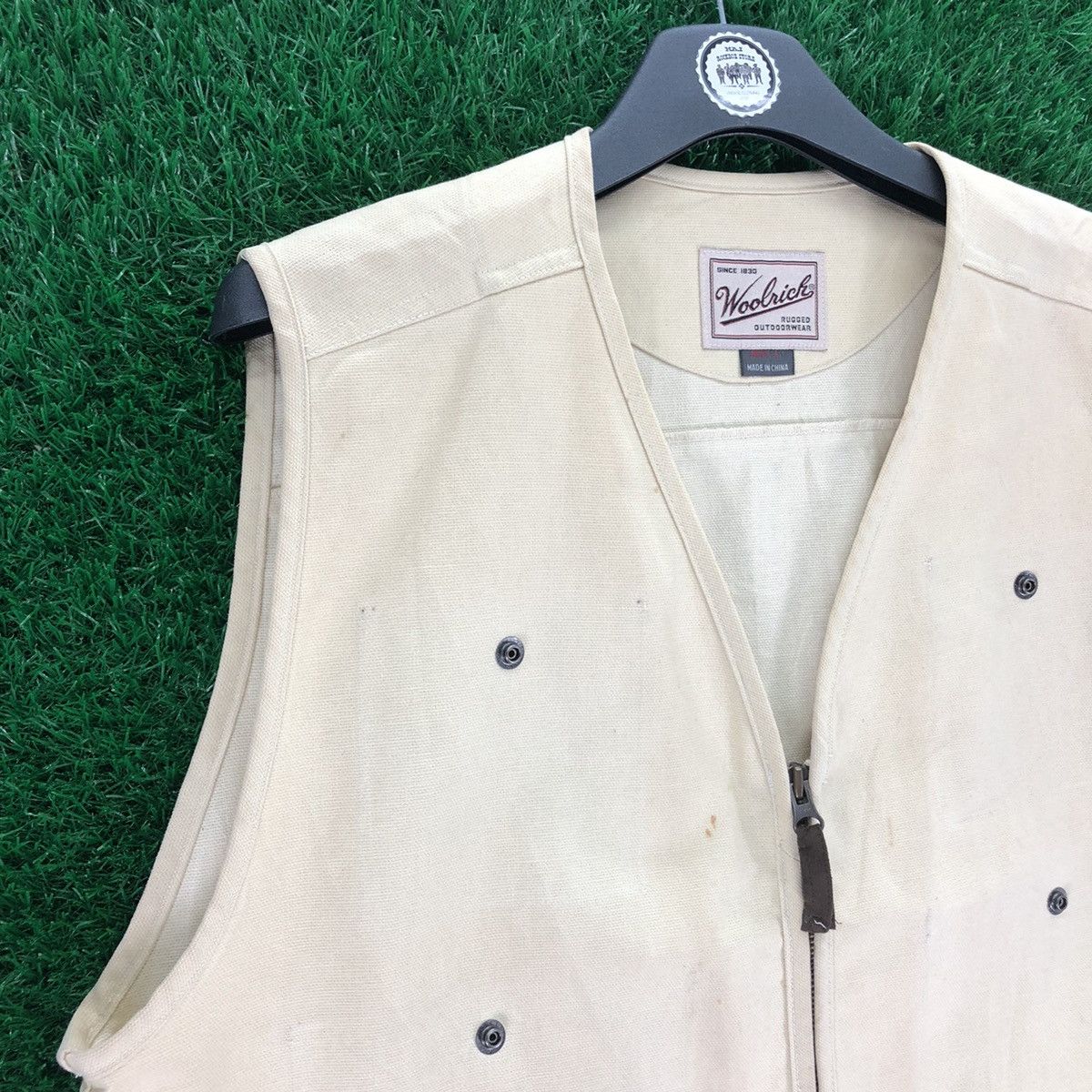 Woolrich Woolen Mills Vintage Woolrich Rugged Outdoorwear Vest Duck Canvas Size US L / EU 52-54 / 3 - 2 Thumbnail