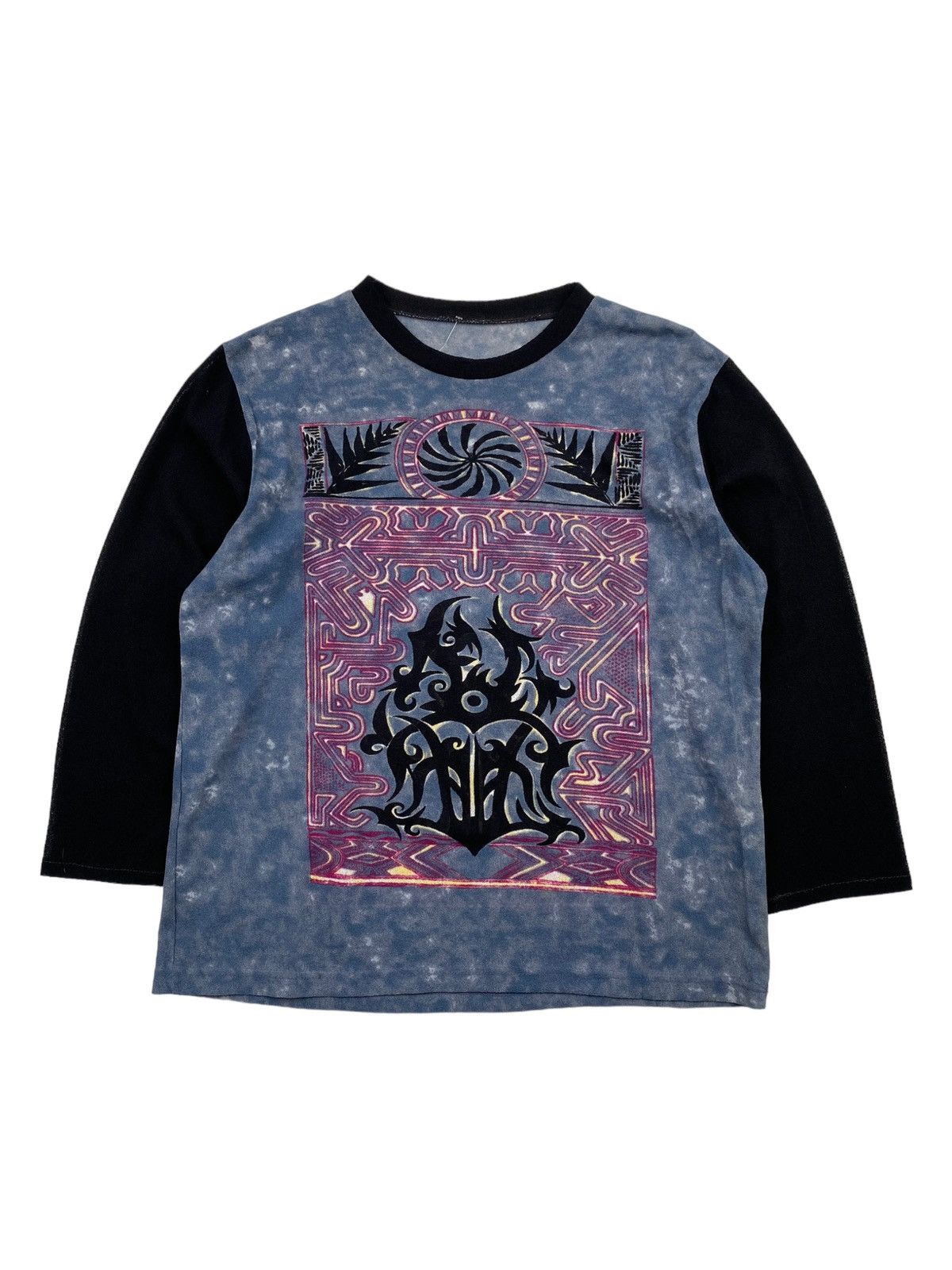Jean Paul Gaultier × Vintage Tribal jean paul gaultier style long sleeve shirt Size M / US 6-8 / IT 42-44 - 1 Thumbnail