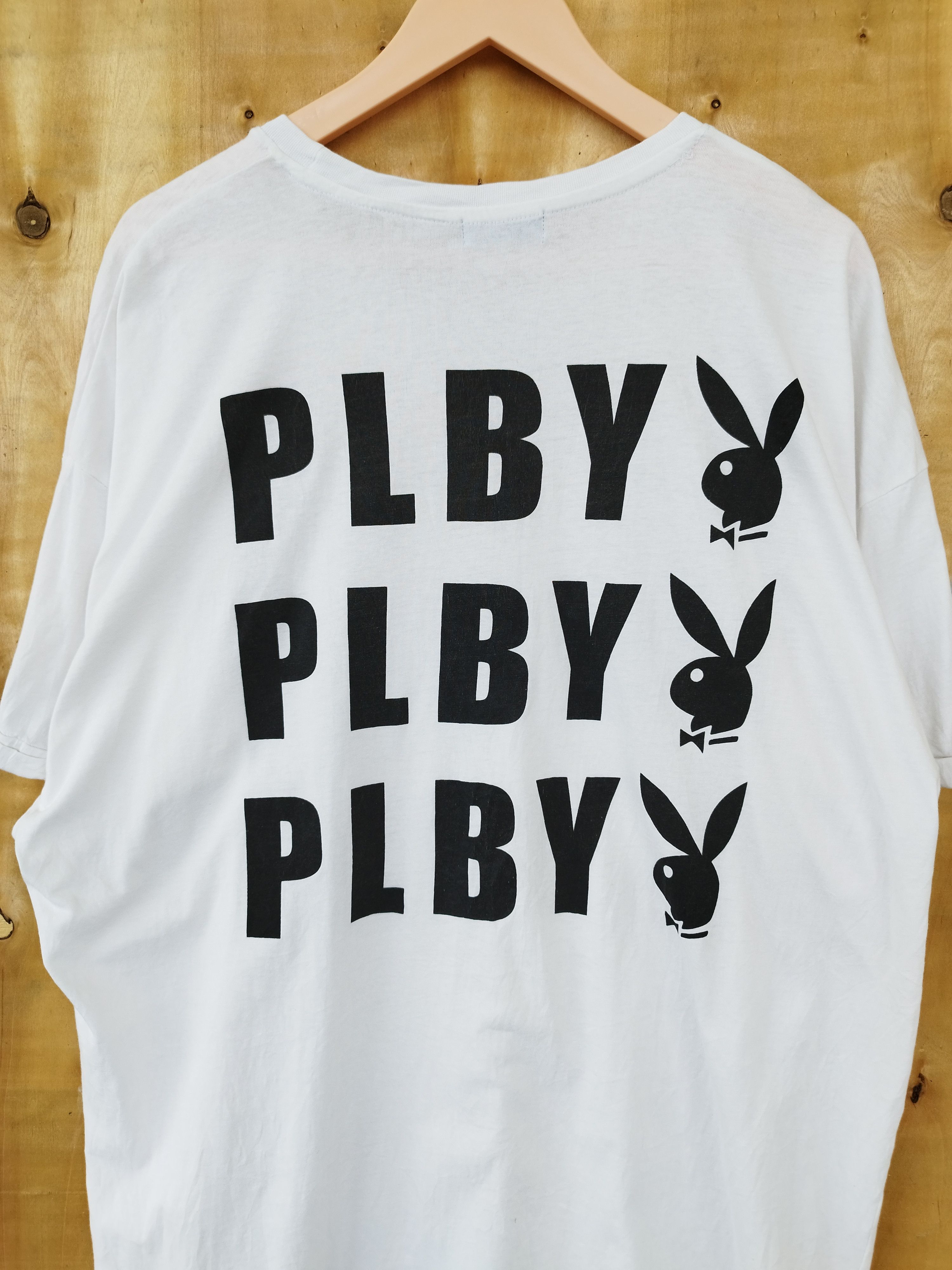 Playboy Playboy t shirt spell out Size US XL / EU 56 / 4 - 2 Thumbnail