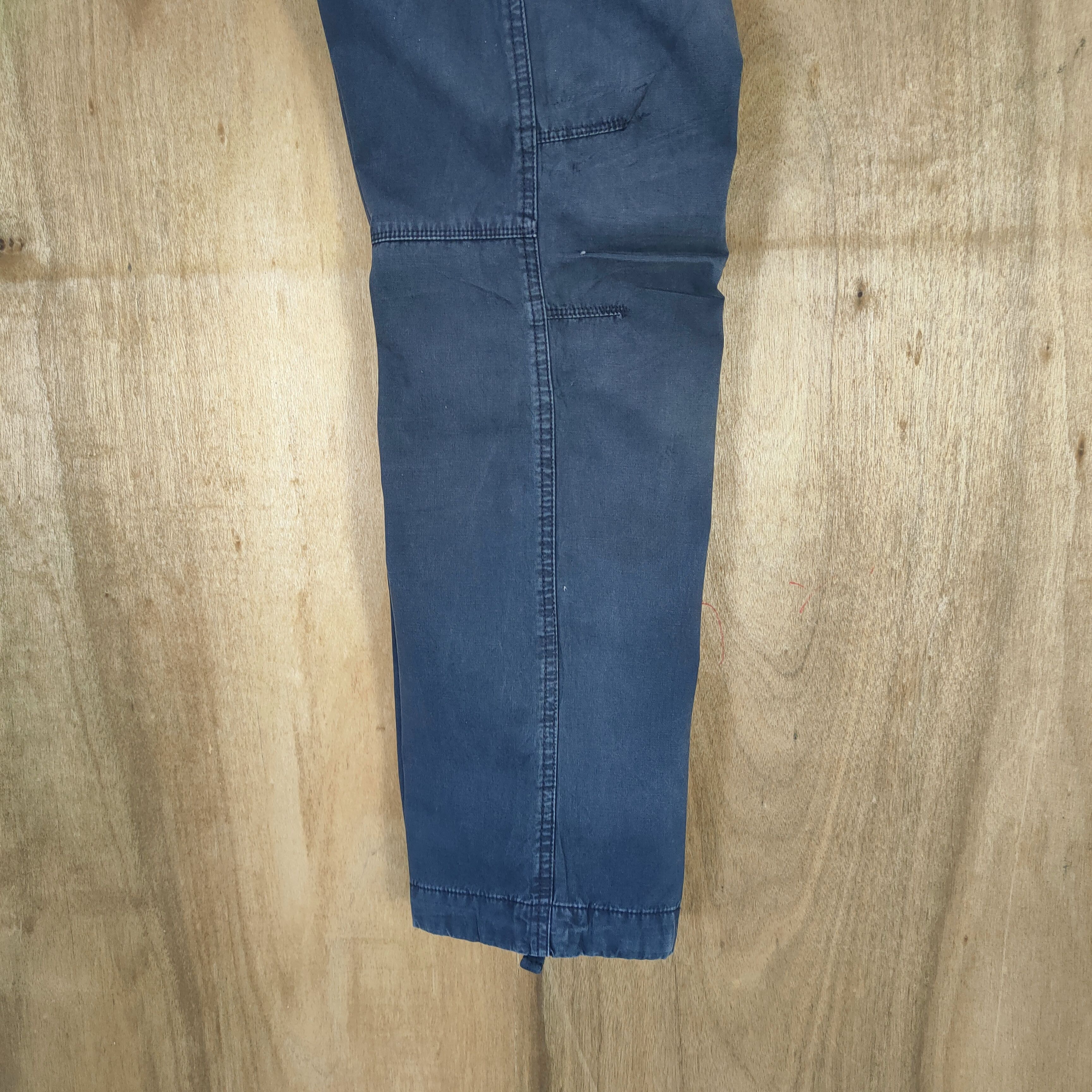 Japanese Brand VINTAGE JAPANESE FADED BLACK CARGO PANTS Size US 34 / EU 50 - 17 Thumbnail