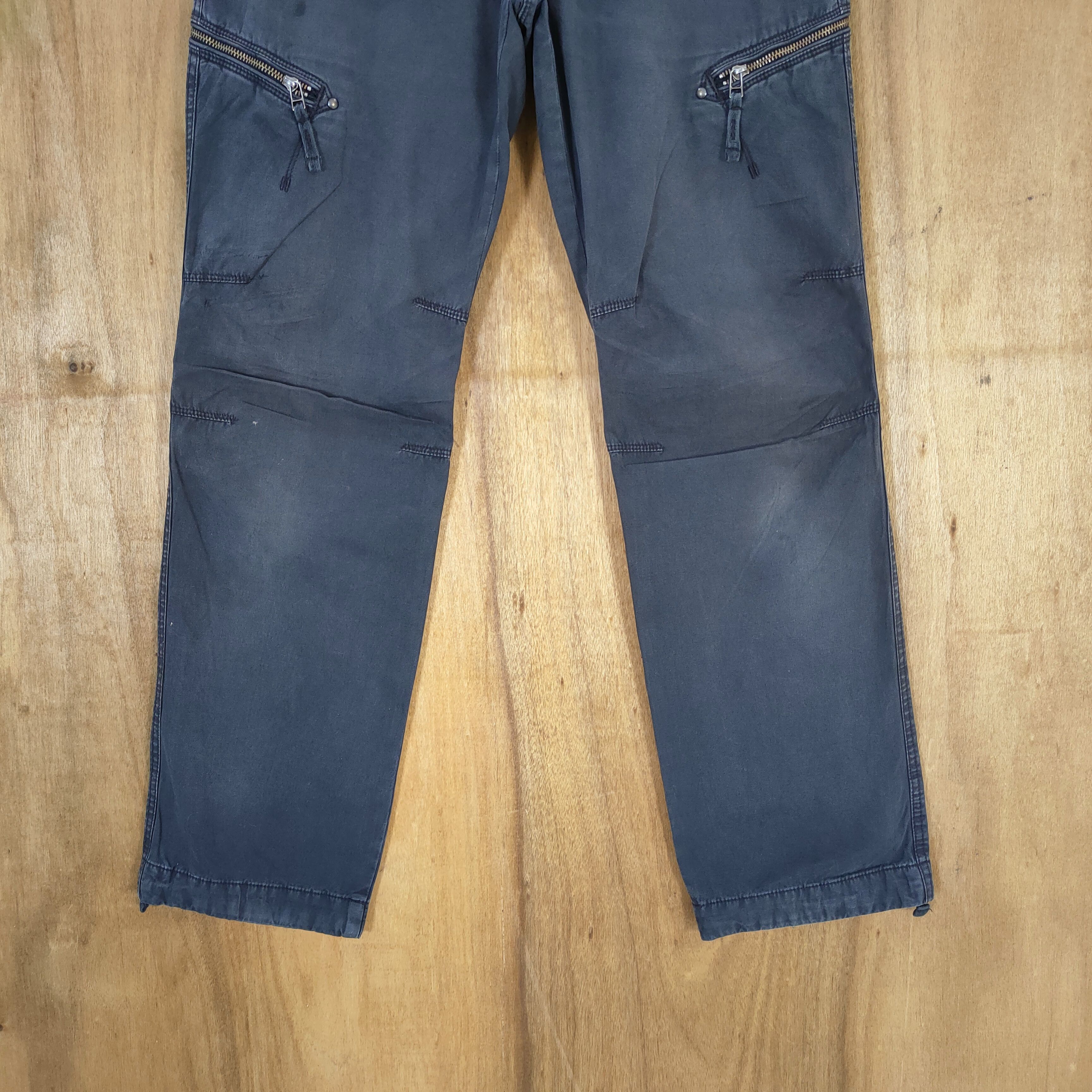 Japanese Brand VINTAGE JAPANESE FADED BLACK CARGO PANTS Size US 34 / EU 50 - 5 Thumbnail