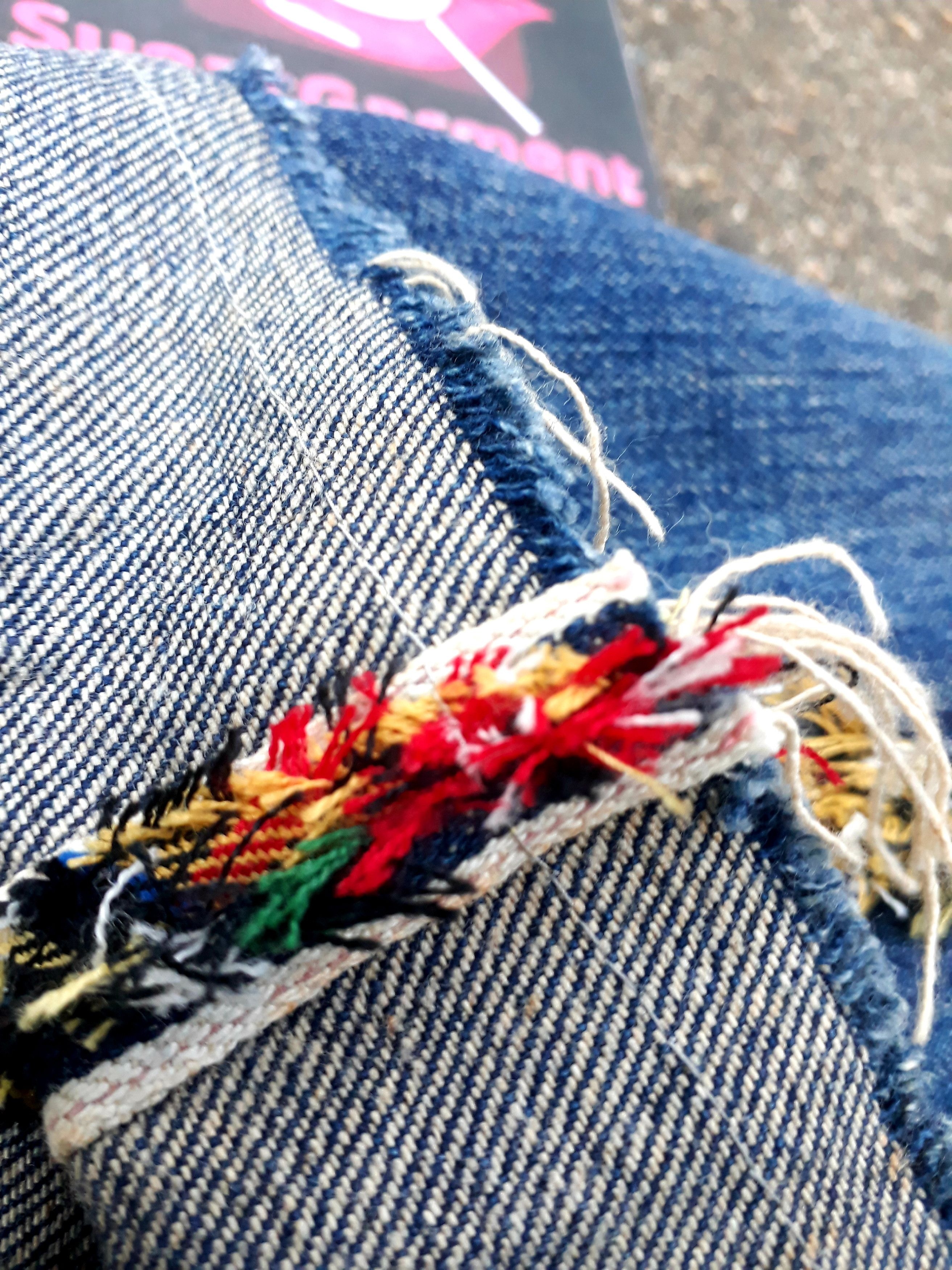 Levi's × Vintage Levis 501 jeans Selvedge BE Patchwork Vintage Size US 30 / EU 46 - 11 Thumbnail