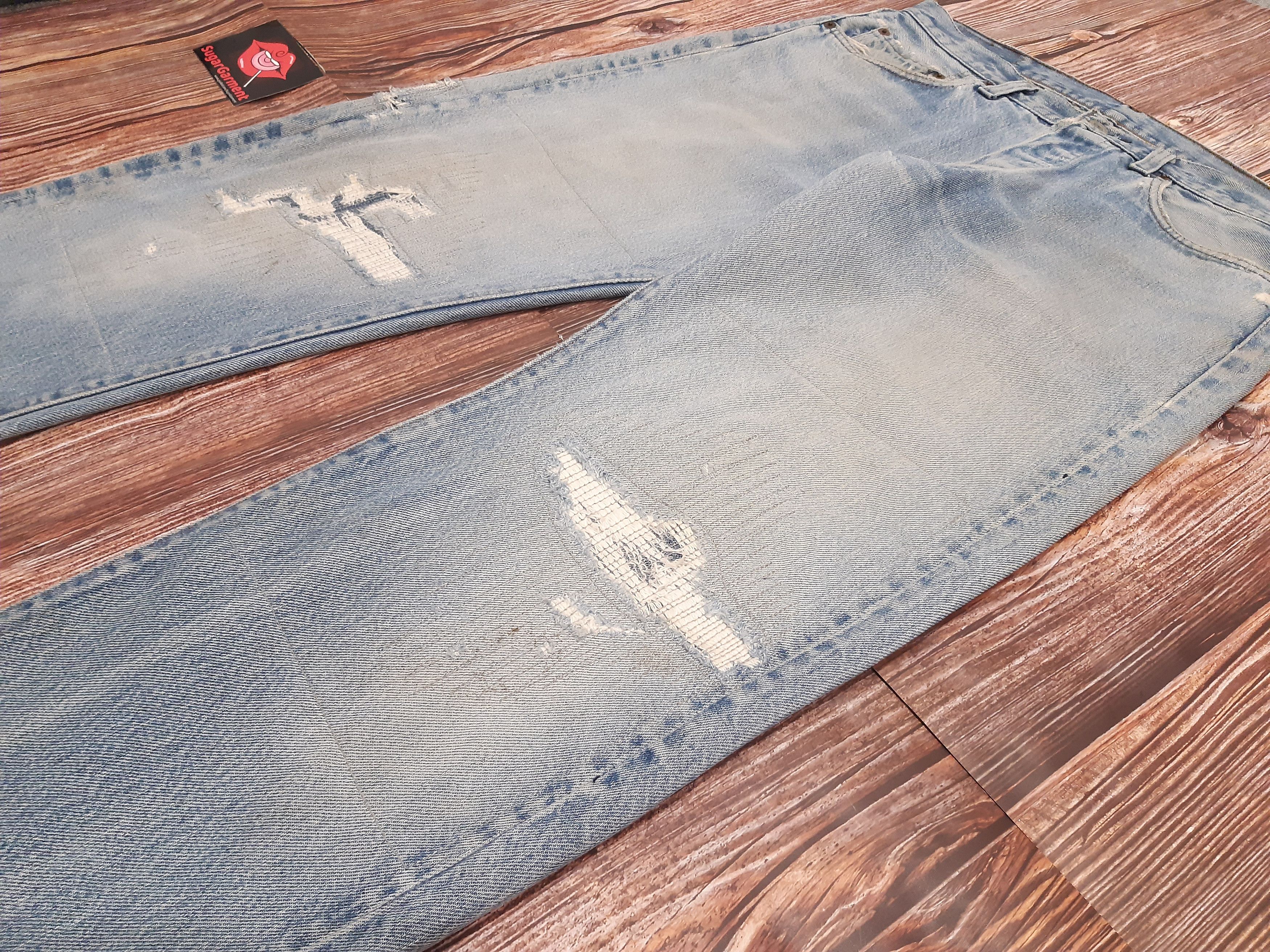 Levi's × Vintage Levis 501 Jeans Rindem Selvedge USA Vintage #524 Size US 33 - 2 Thumbnail