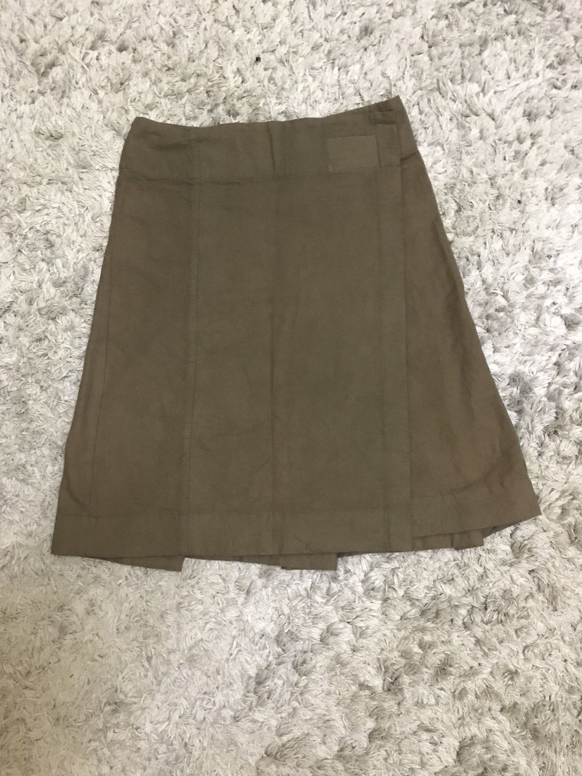 CABANE de ZUCCa × Issey Miyake × Zucca Zucca By Issey Miyake Midi Skirt Brown Size 30" / US 8 / IT 44 - 1 Thumbnail