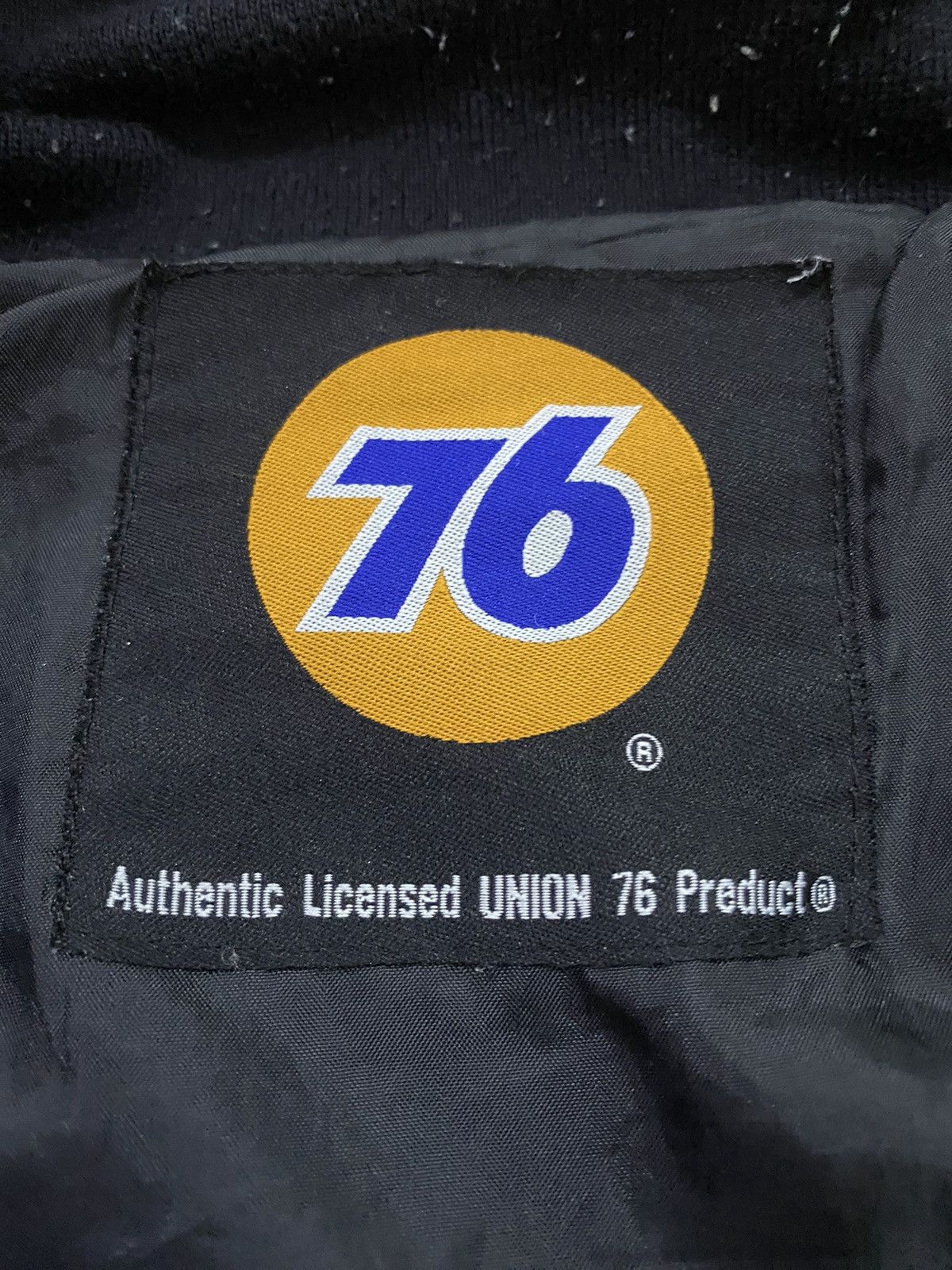 Japanese Brand × Vintage Vintage 76 Lubricants patches logo quilted jacket Size US L / EU 52-54 / 3 - 10 Thumbnail