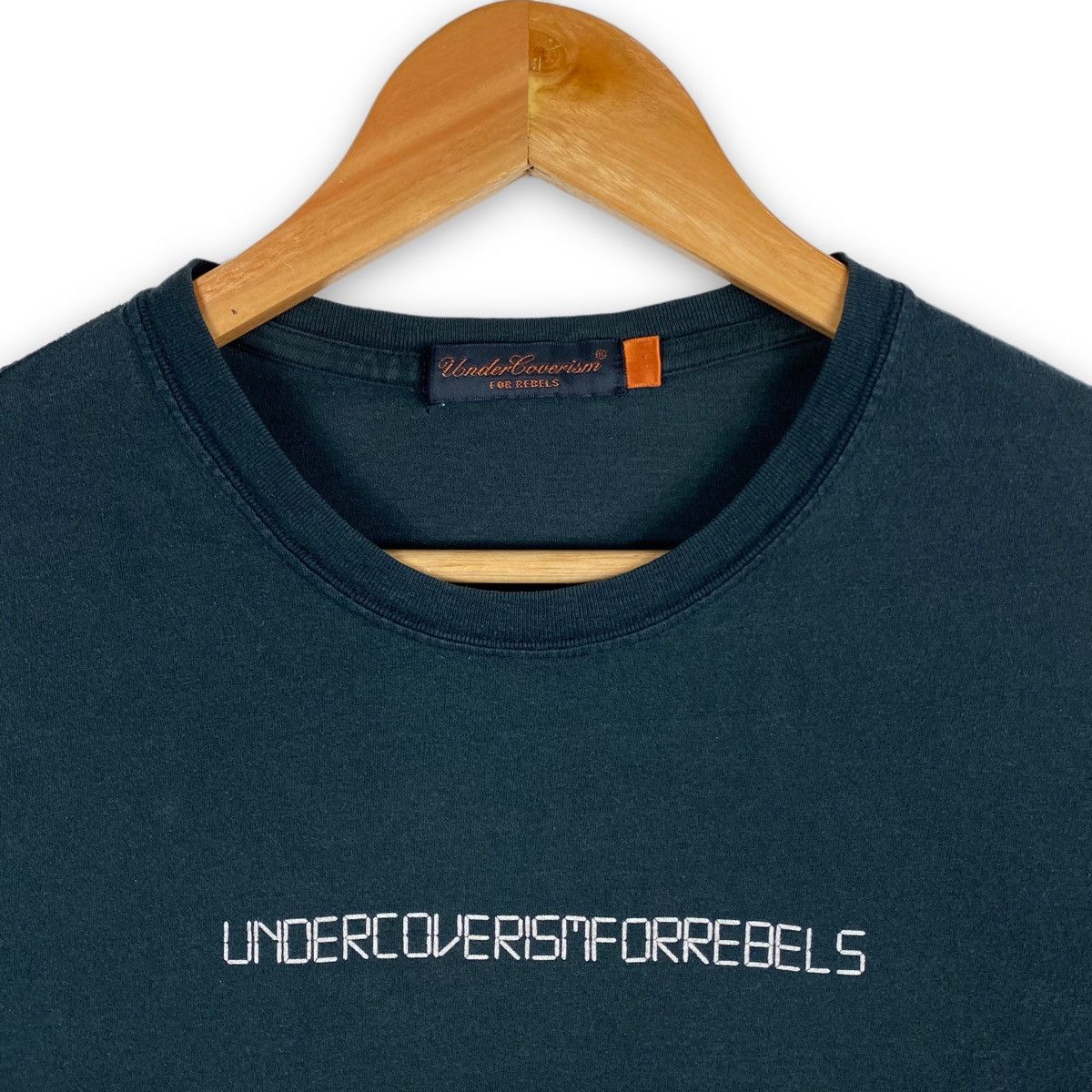 Jun Takahashi × Undercover × Vintage UNDERCOVERISM FOR REBELS SPELLOUT LS T SHIRT UNDERCOVER Size US S / EU 44-46 / 1 - 6 Thumbnail