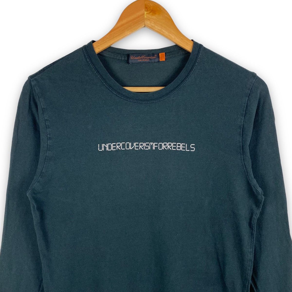 Jun Takahashi × Undercover × Vintage UNDERCOVERISM FOR REBELS SPELLOUT LS T SHIRT UNDERCOVER Size US S / EU 44-46 / 1 - 2 Thumbnail