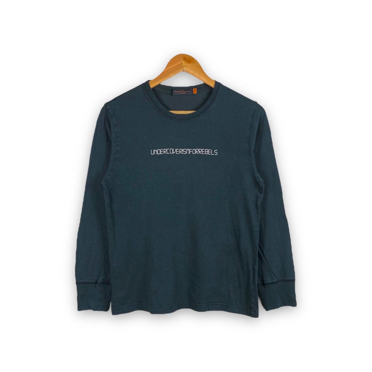 Jun Takahashi × Undercover × Vintage UNDERCOVERISM FOR REBELS SPELLOUT LS T SHIRT UNDERCOVER Size US S / EU 44-46 / 1 - 1 Thumbnail