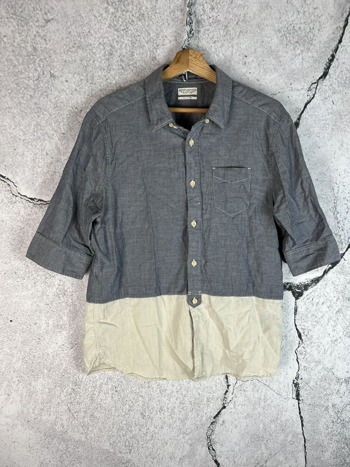 Allsaints Allsaints denim button up shirt Size US L / EU 52-54 / 3 - 1 Thumbnail