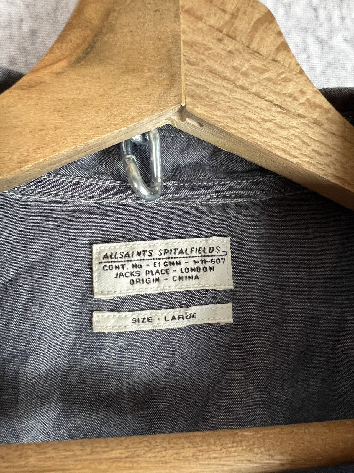 Allsaints Allsaints denim button up shirt Size US L / EU 52-54 / 3 - 3 Thumbnail