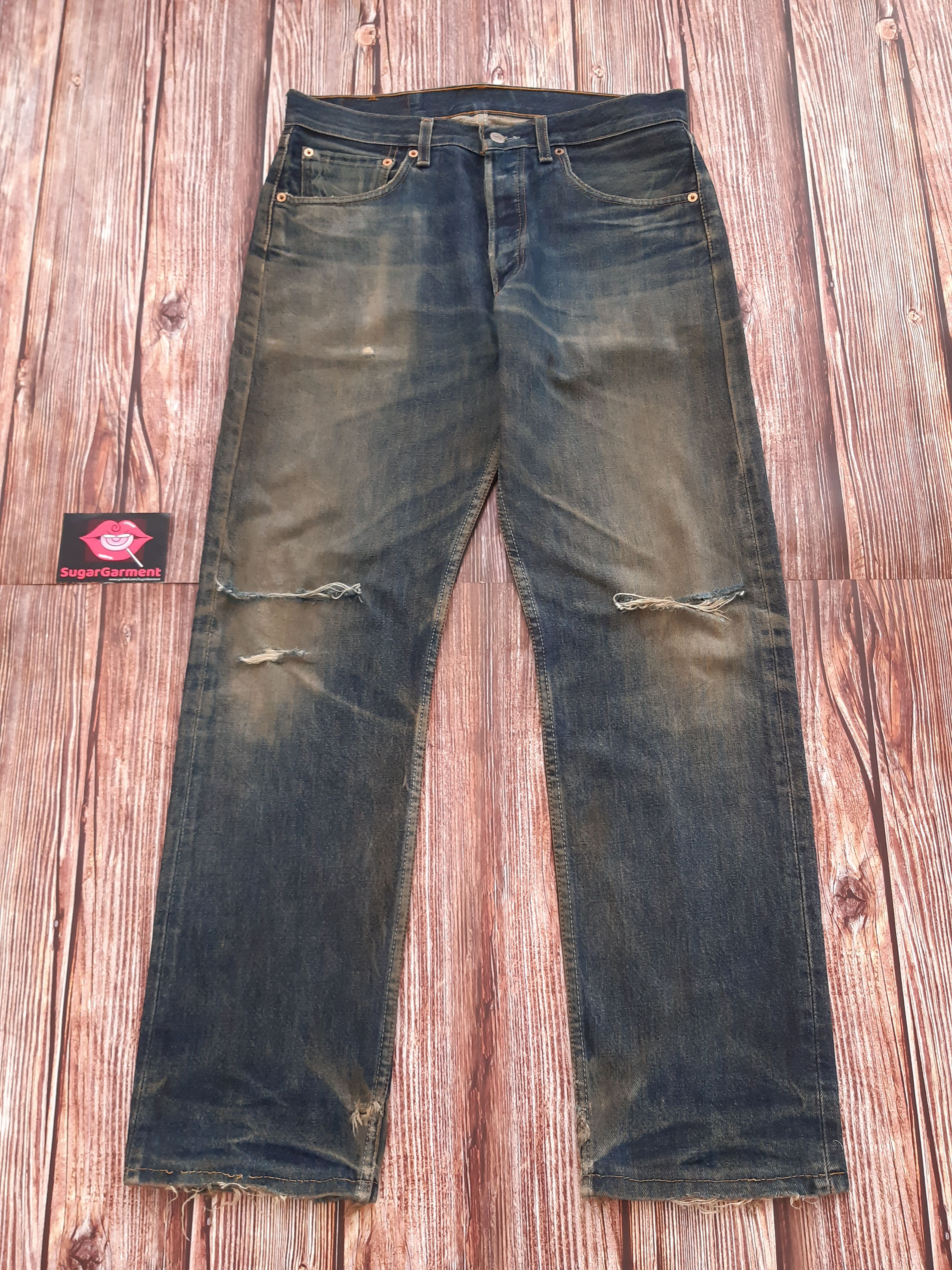 Levi's LEVIS 501 Jeans RUSTY Distressed Size US 32 / EU 48 - 1 Thumbnail