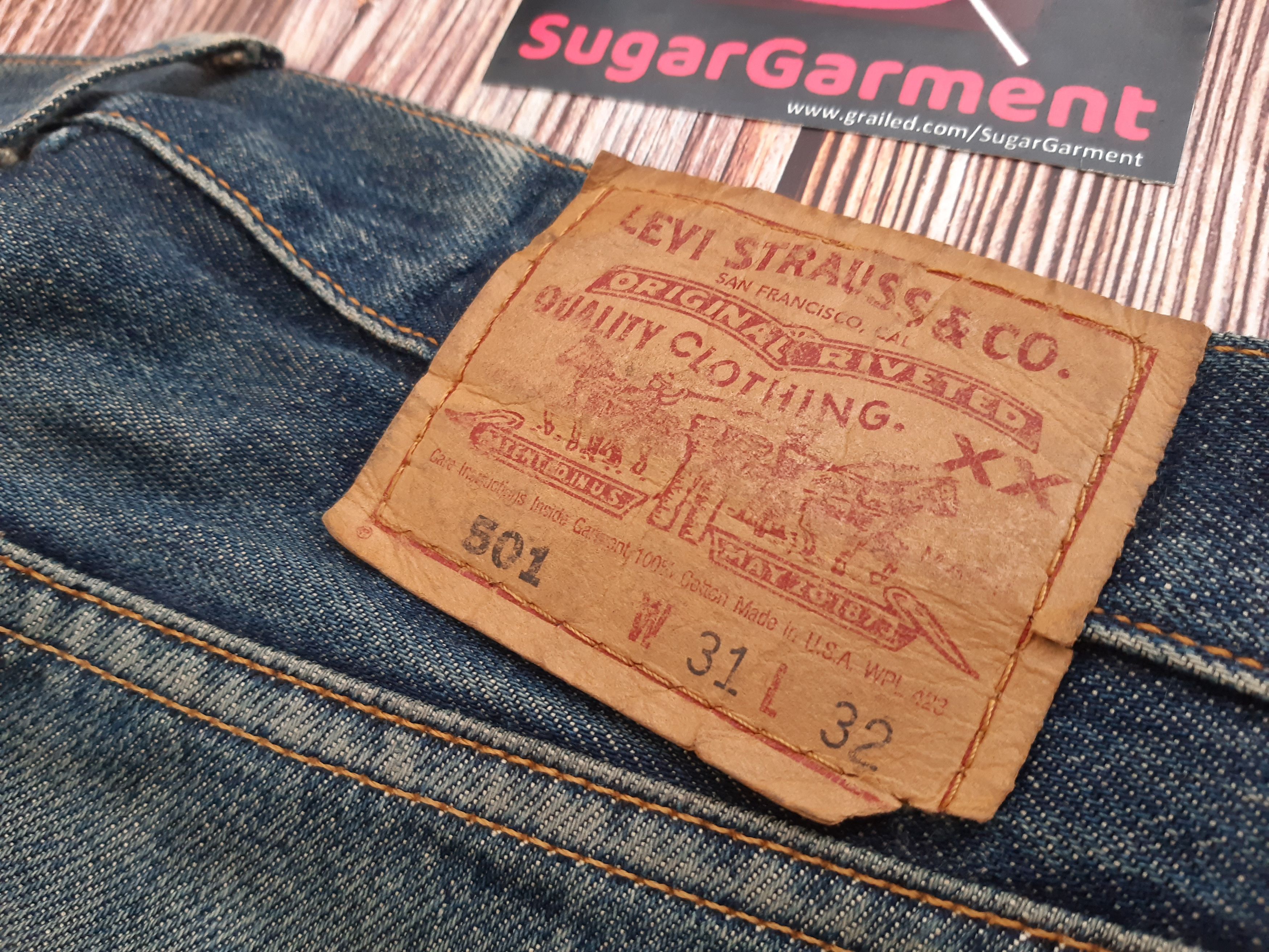 Levi's LEVIS 501 Jeans RUSTY Distressed Size US 32 / EU 48 - 13 Thumbnail