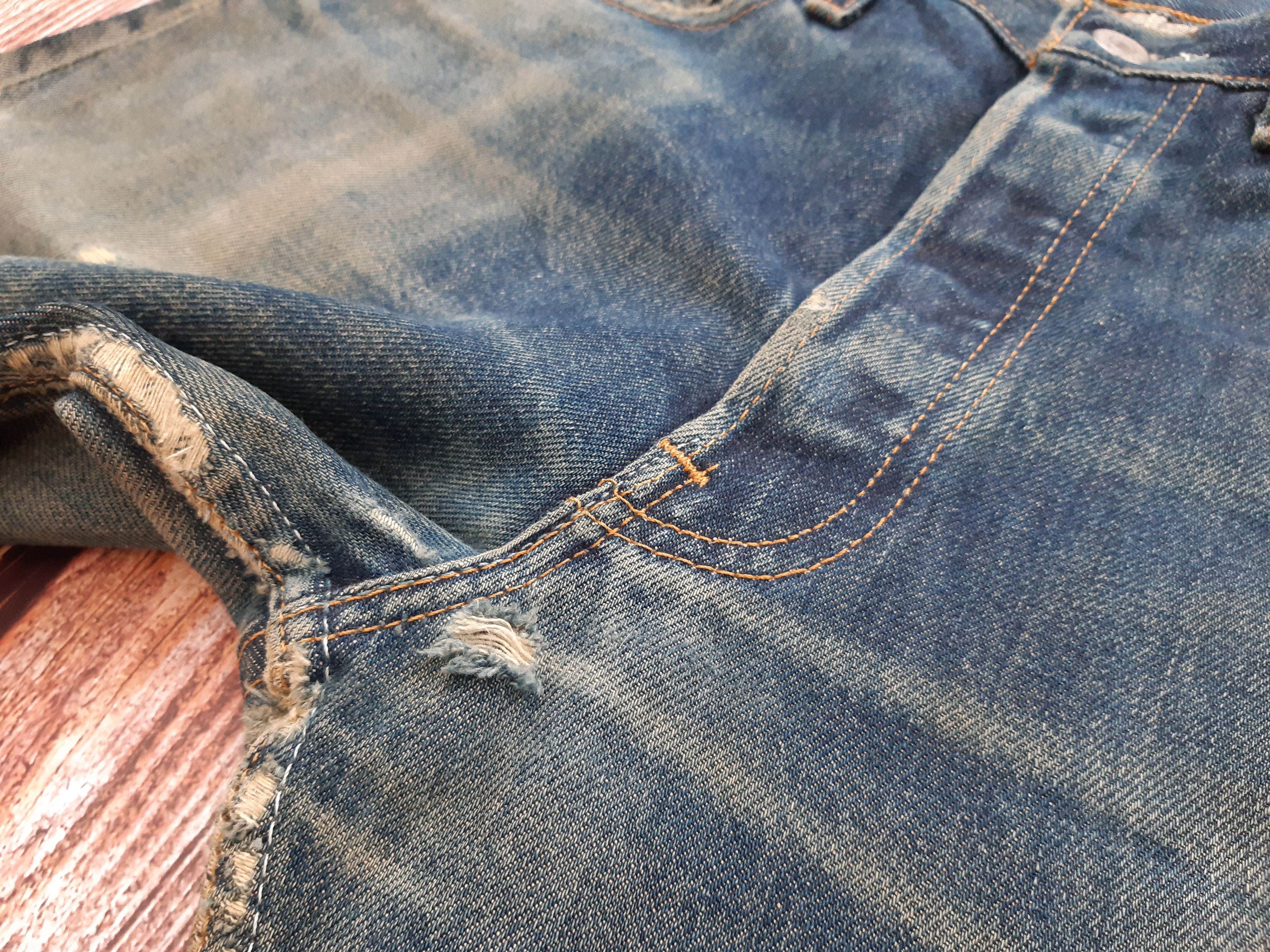 Levi's LEVIS 501 Jeans RUSTY Distressed Size US 32 / EU 48 - 14 Thumbnail
