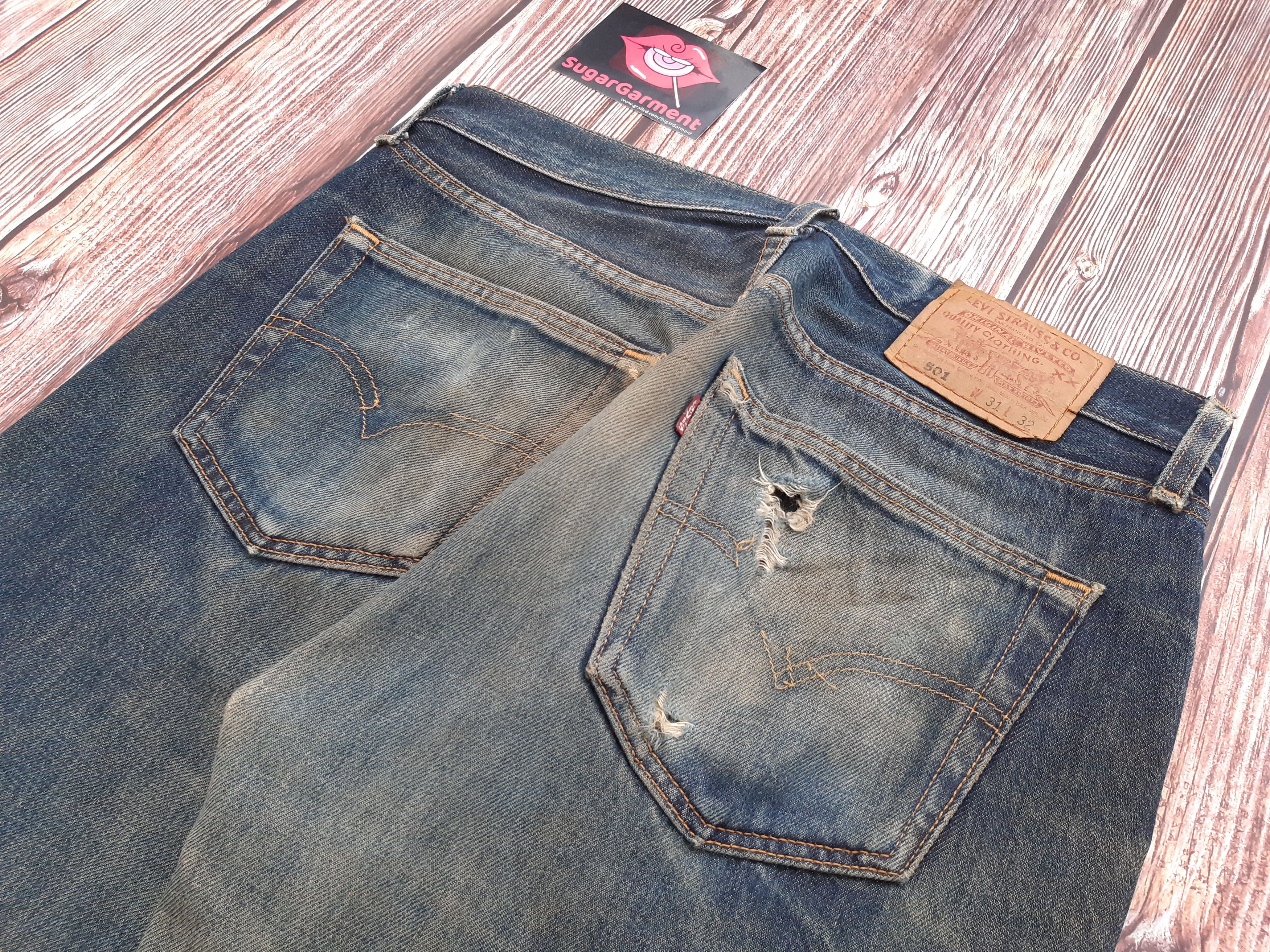 Levi's LEVIS 501 Jeans RUSTY Distressed Size US 32 / EU 48 - 11 Thumbnail