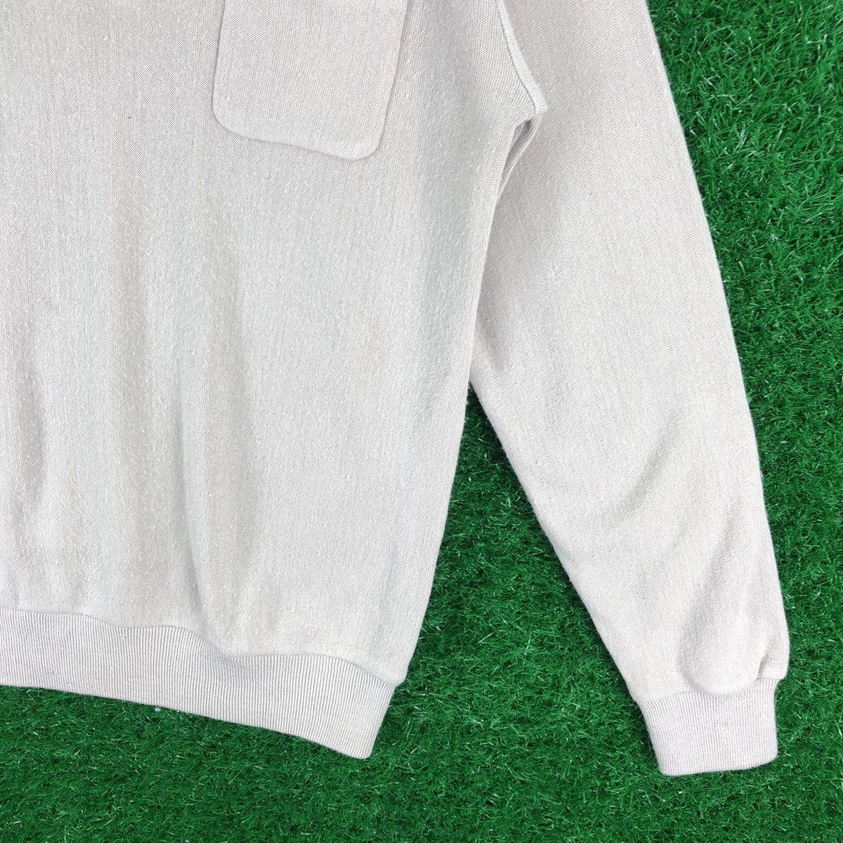 Japanese Brand Vintage 90's Knit Polo Shirt Single Pocket by Tricot Dor Size US S / EU 44-46 / 1 - 3 Thumbnail