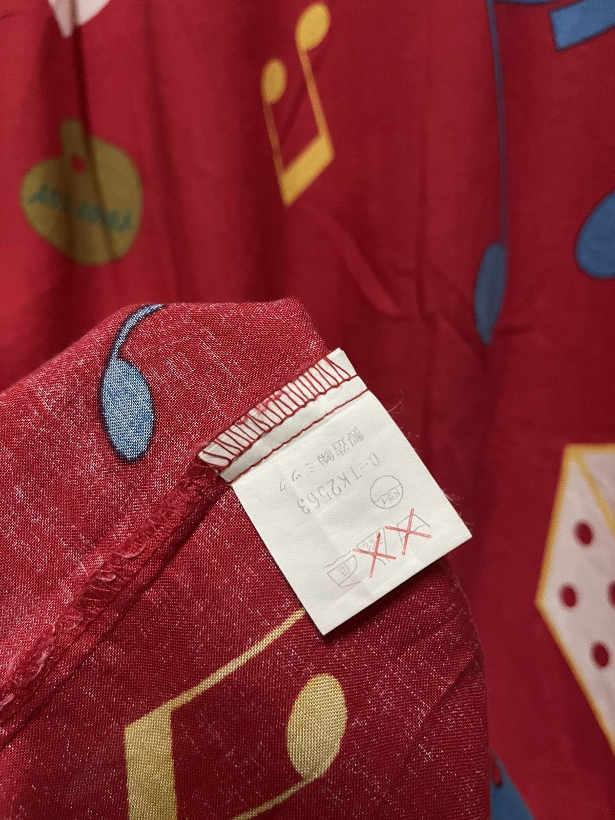 Japanese Brand × Vintage Magdalen Homme Rare Printed Teddy Boy Rayon Size US L / EU 52-54 / 3 - 14 Thumbnail